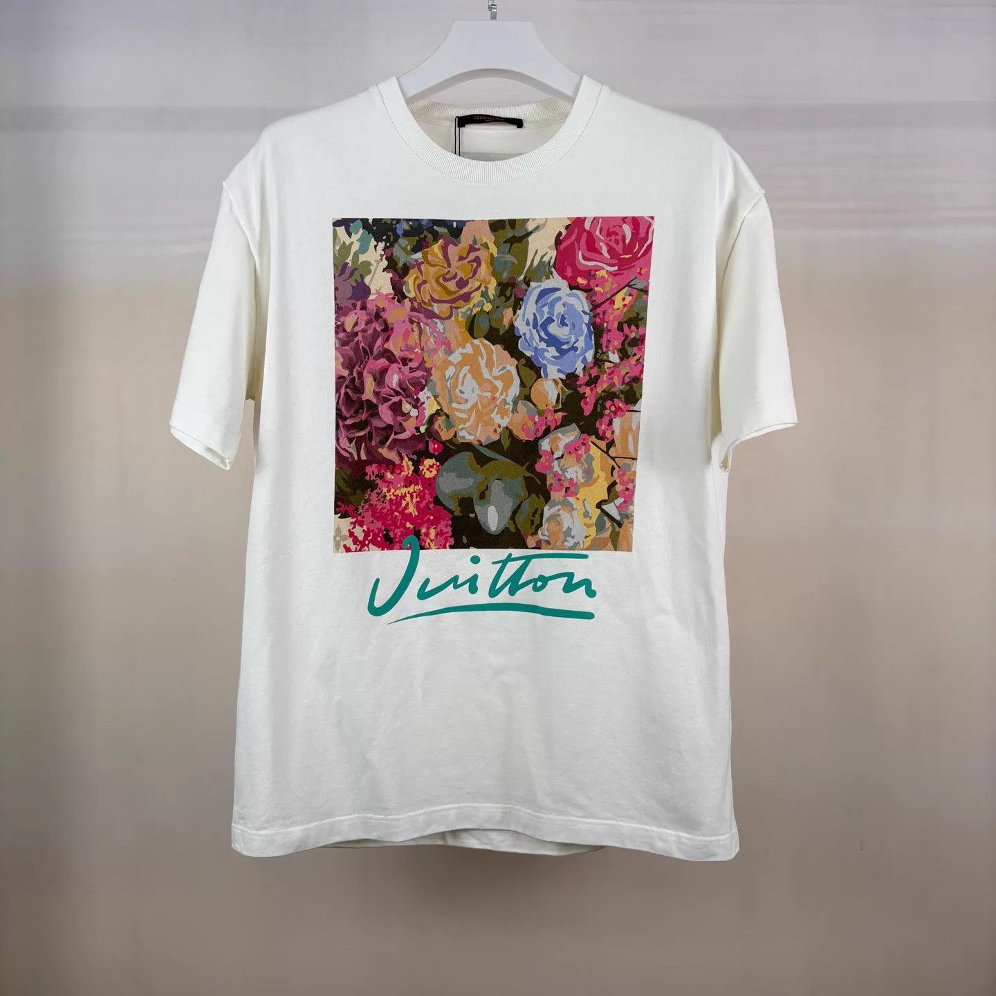 Louis Vuitton Louis Vuitton Floral Monogram Short Sleeve Tee XL BNWT Size US XL / EU 56 / 4 - 1 Thumbnail