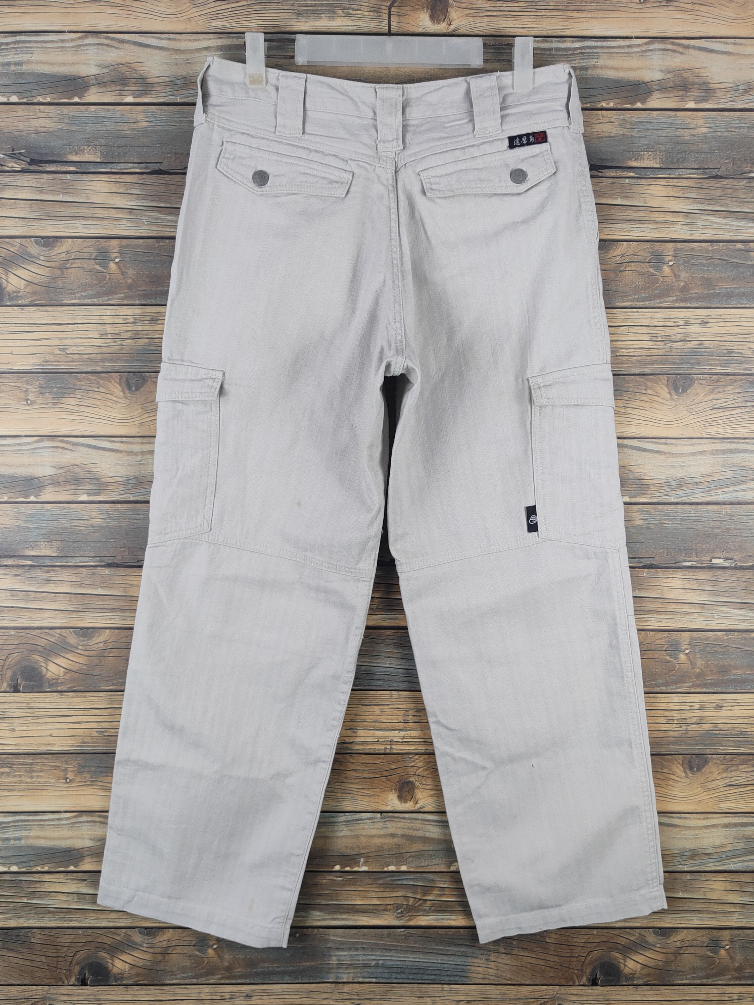 Japanese Brand DL Japanese Brand Gray Multipocket Cargo Pants #1789 Size US 31 - 7 Thumbnail