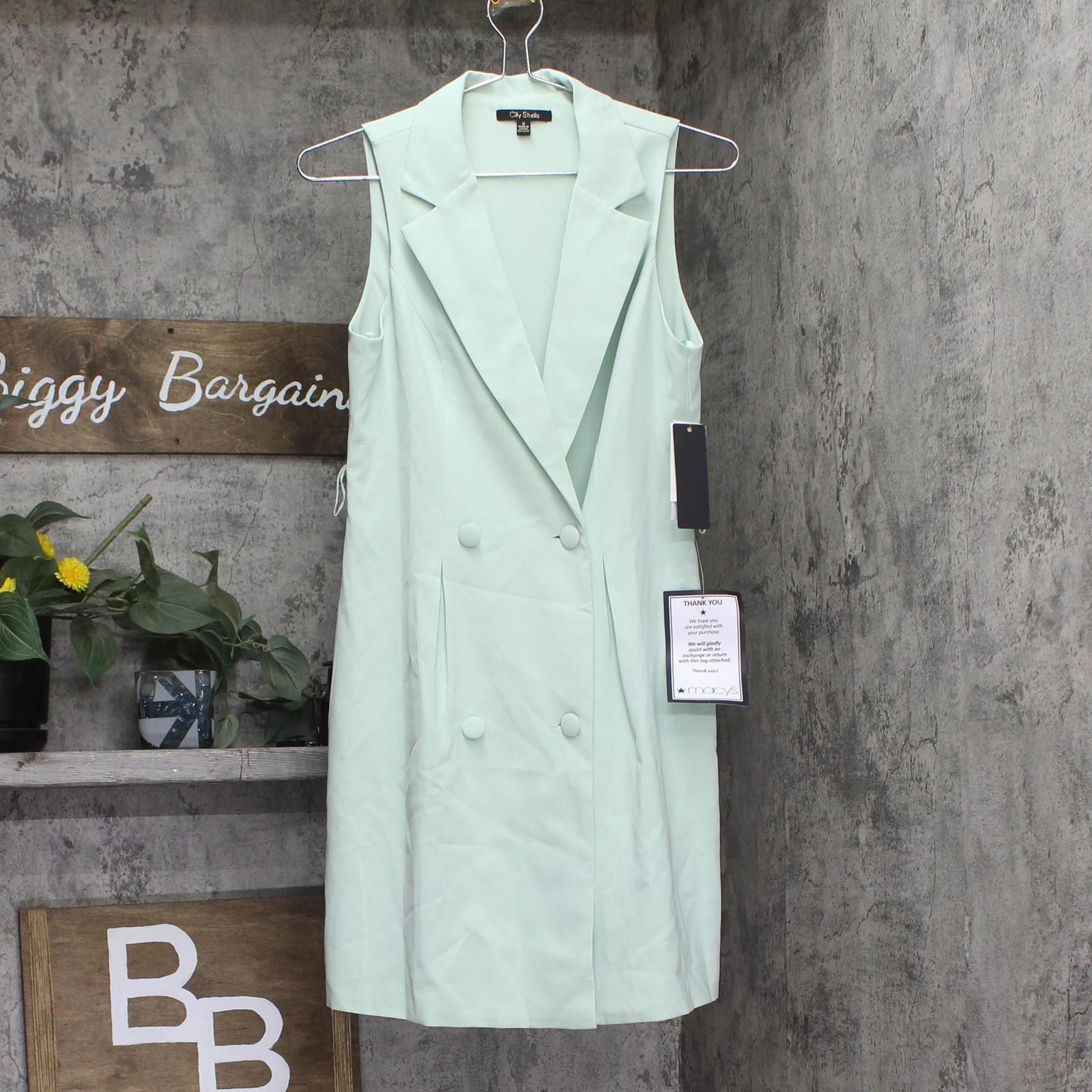 Other New City Studio Button-front Dress 1750su4at1 Mint Green S Size S / US 4 / IT 40 - 1 Thumbnail