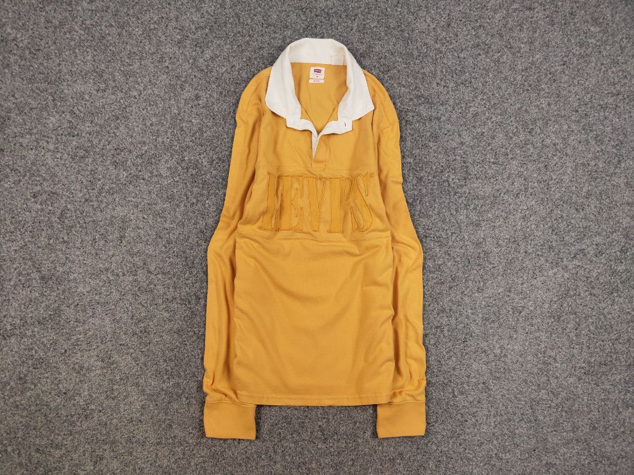 Levi's Vintage Levis Rugby long sleeve Polo shirts 90s Y2K Style Size US M / EU 48-50 / 2 - 1 Thumbnail