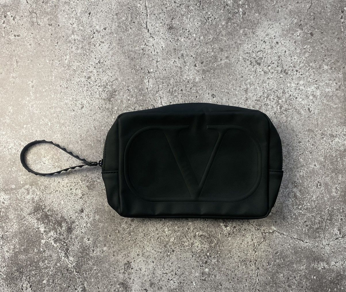 Valentino VALENTINO BIG LOGO BLACK MATTE HAND BAG LUXURY ❗️RARE ❗️ Size ONE SIZE - 1 Thumbnail