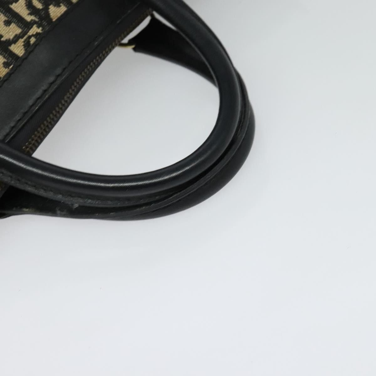 Dior DIOR Trotter Canvas Hand Bag Navy Gold Size ONE SIZE - 7 Thumbnail
