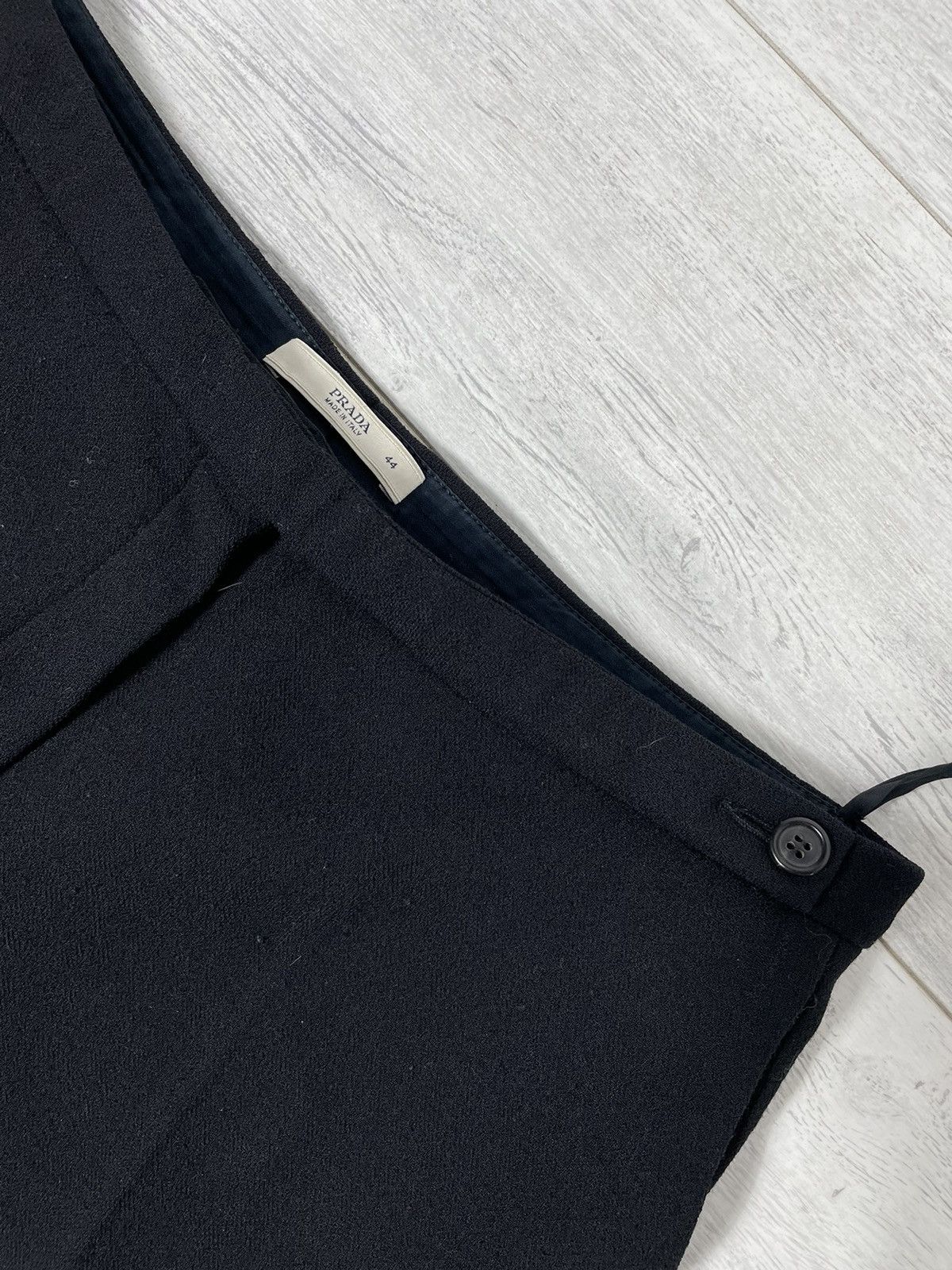 Prada Prada Wool Trousers Black Rare Size 30" / US 8 / IT 44 - 3 Thumbnail