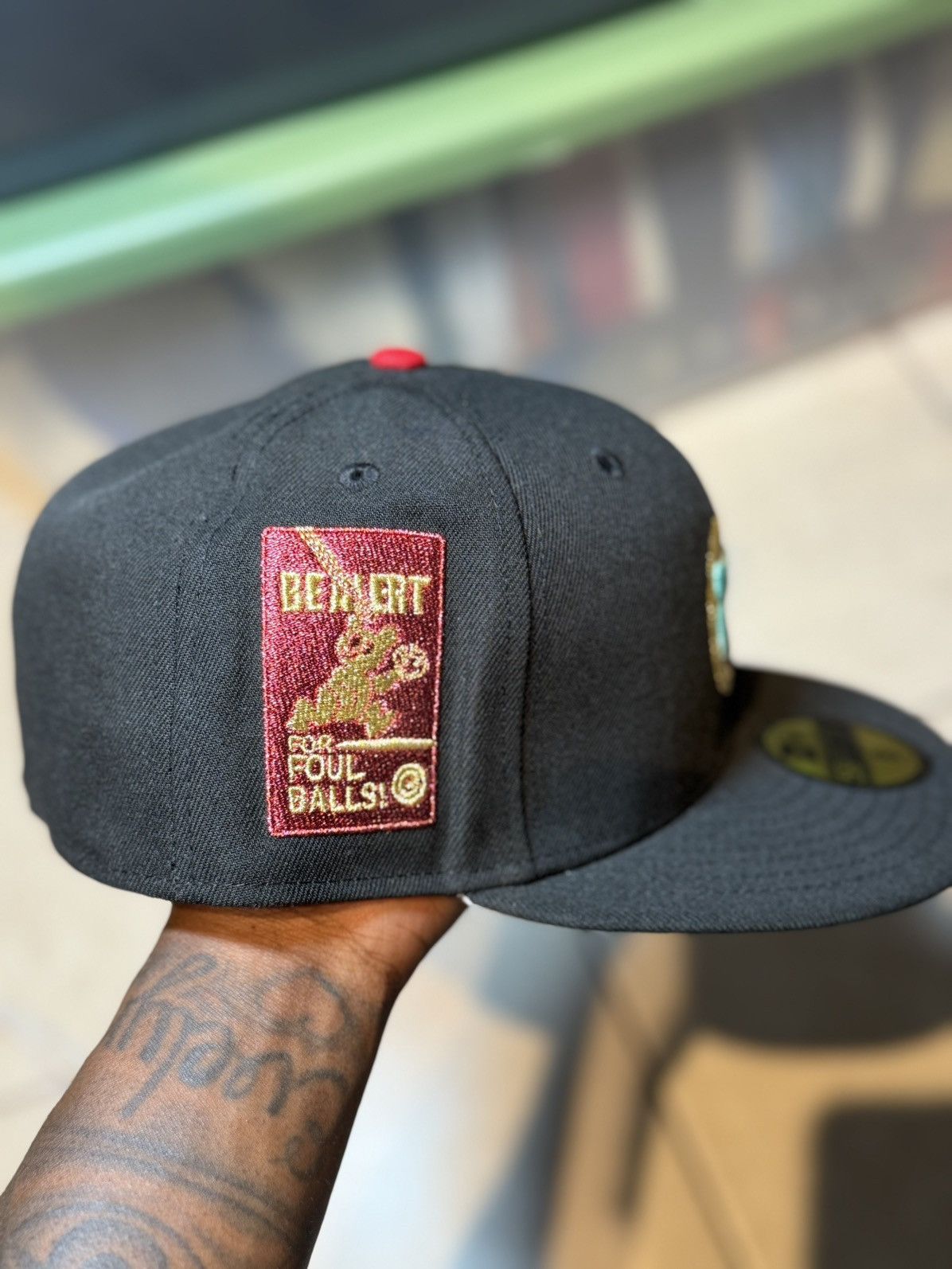 Hat Club × MyFitteds × New Era Size 8 "RED ENVELOPE" CHICAGO CUBS FITTED HAT Size ONE SIZE - 3 Thumbnail