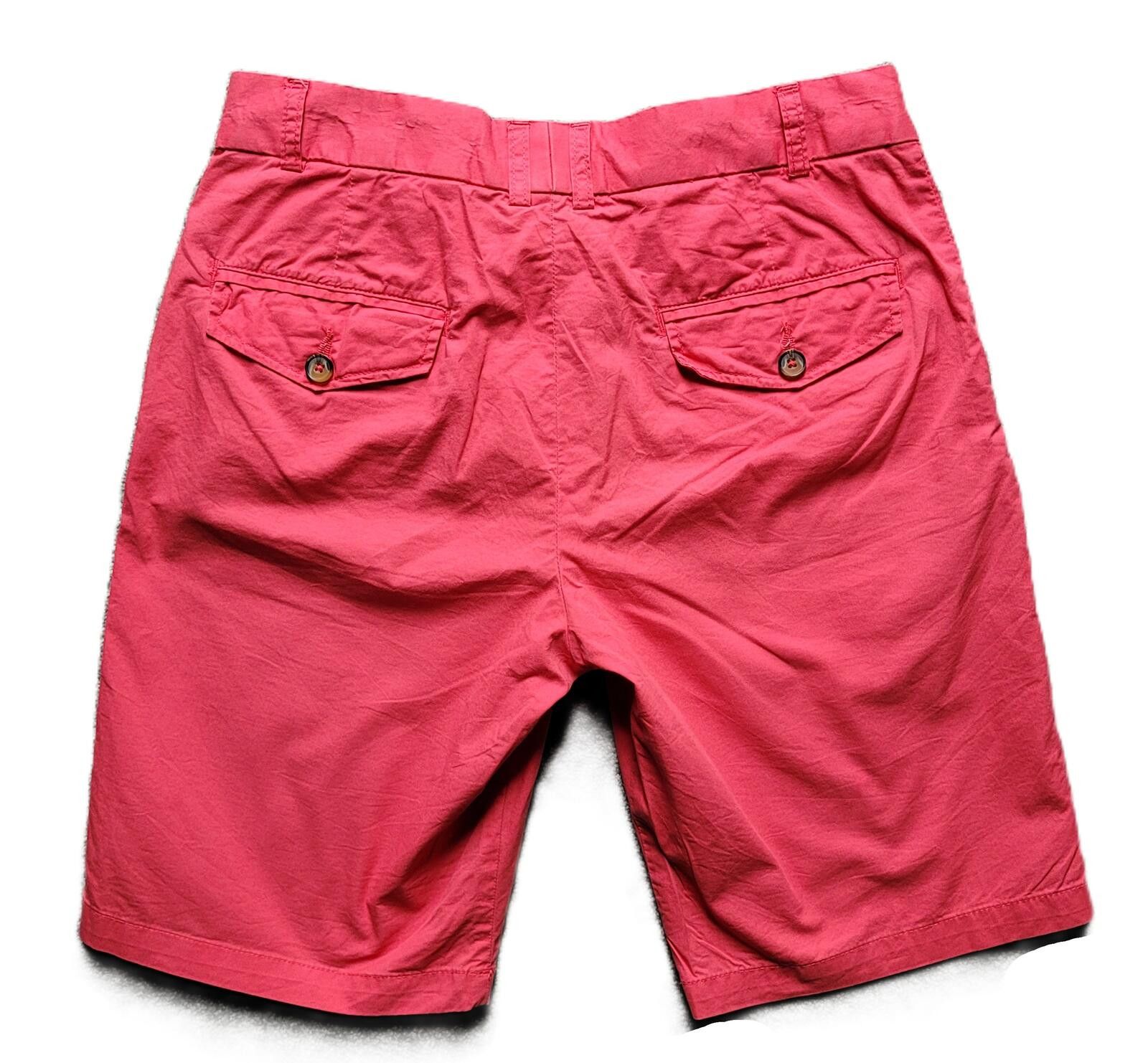 H&M H&M Men 28x9.5 Salmon Button Fly Chino Shorts Summer Cotton Size US 28 / EU 44 - 3 Thumbnail