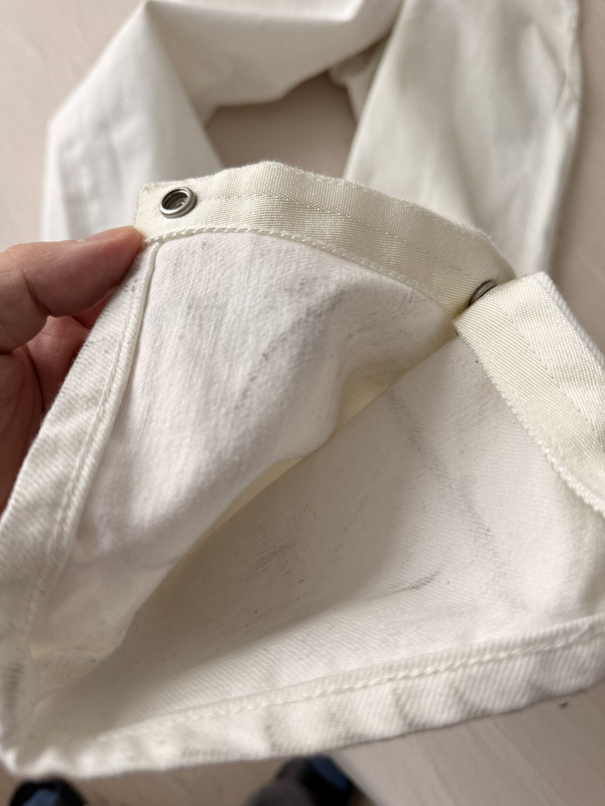 Dior × Sacai Dior x sacai White Denim Pants Size US 30 / EU 46 - 7 Thumbnail