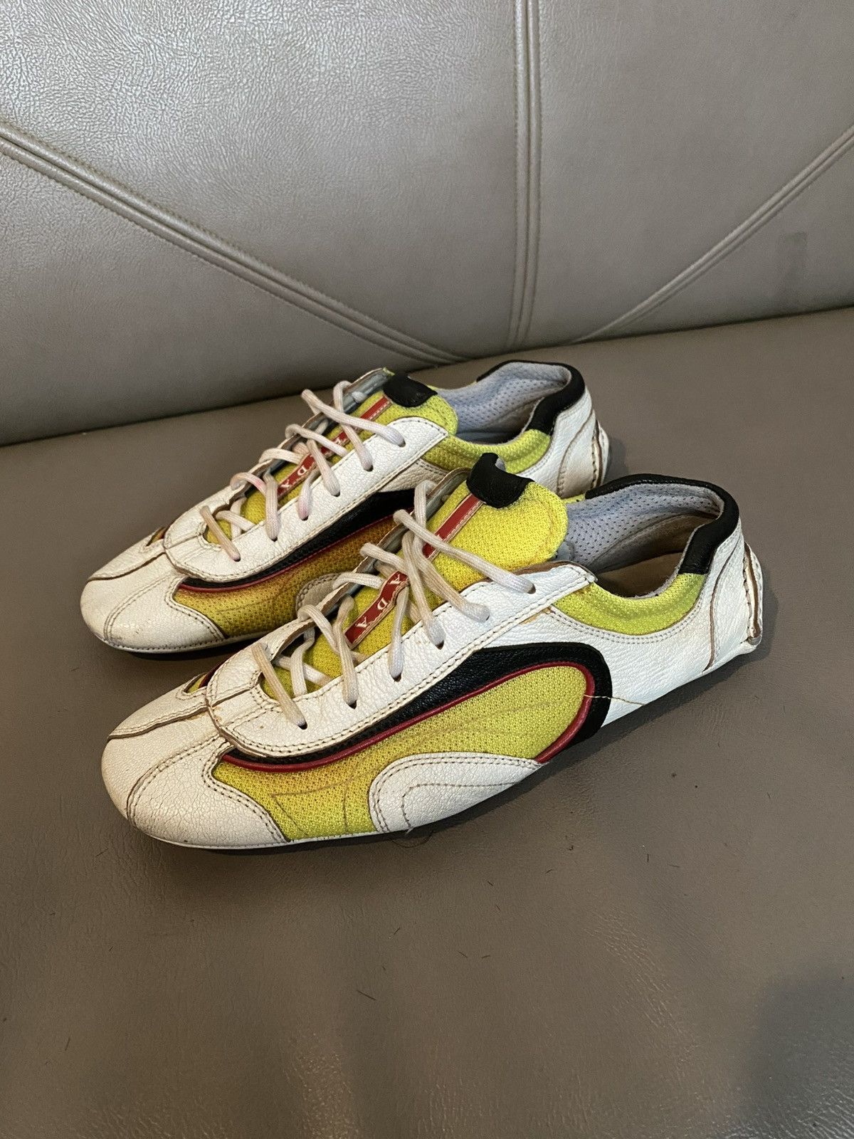 Prada Vintage prada montecarlo sneakers Size US 7 / EU 40 - 1 Thumbnail