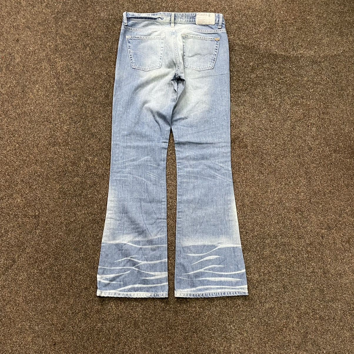 Vintage Vintage Y2K Baggy Flared Jeans Sun Faded Skate Aesthetic Size 34" / US 12 / IT 48 - 2 Thumbnail