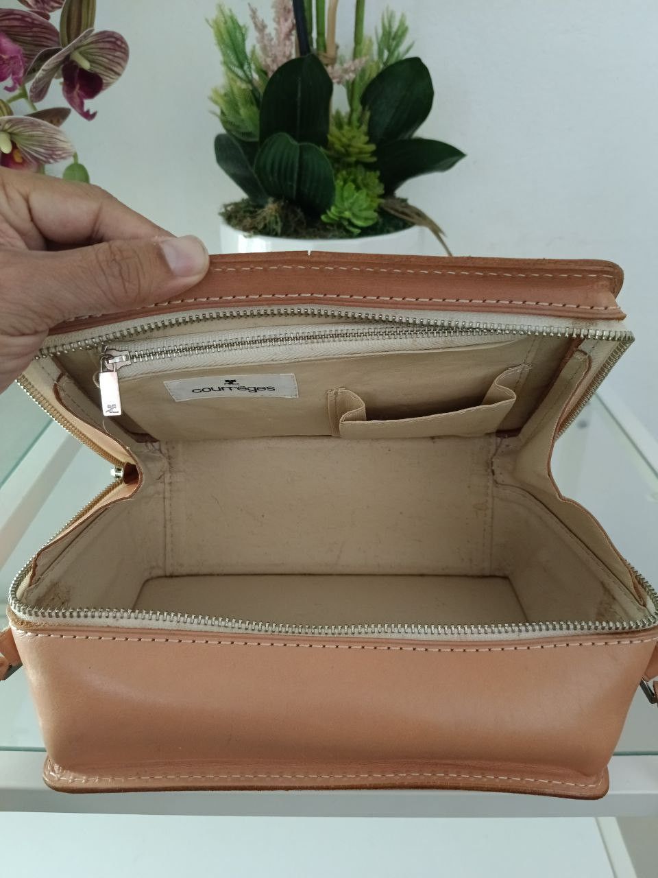 Courreges × Leather COURREGES LEATHER BOX SLING/CROSSBODY Size ONE SIZE - 5 Thumbnail