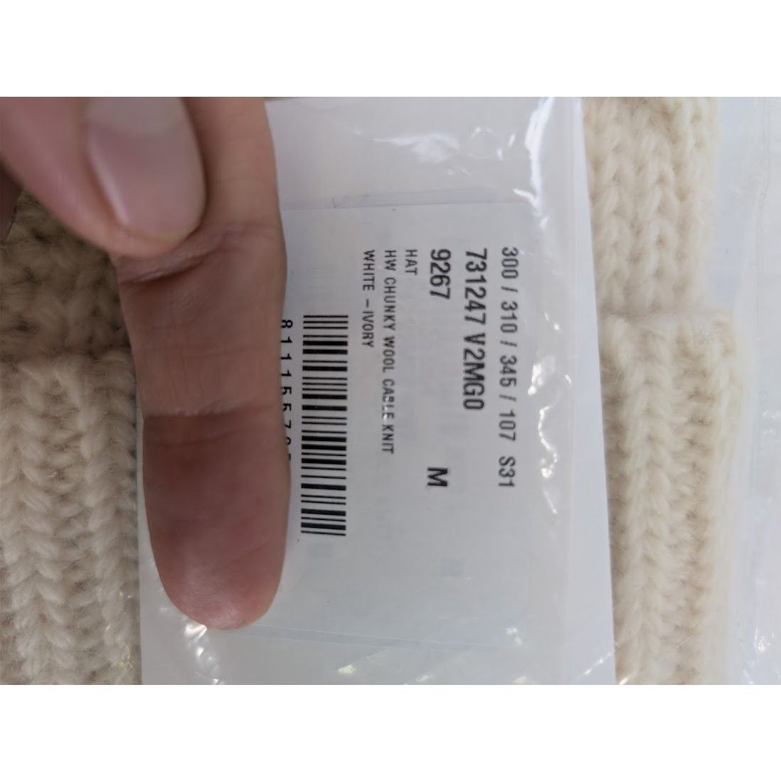 Bottega Veneta o1rshd1 Size: M / HW Chunky Wool Cable Knit Beanie Cap / Hat Size ONE SIZE - 14 Thumbnail