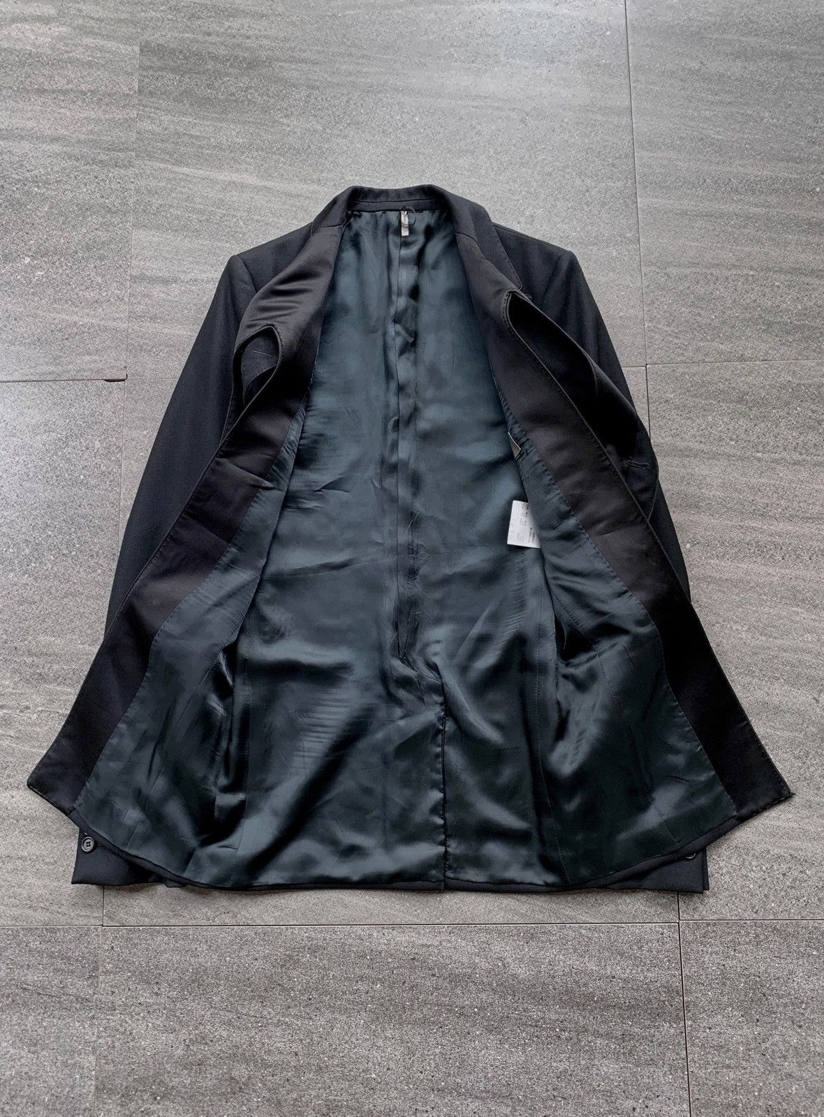 Dior F/W 2006 Crossed Lapels Blazer Jacket by Hedi Slimane Size 46S - 5 Thumbnail