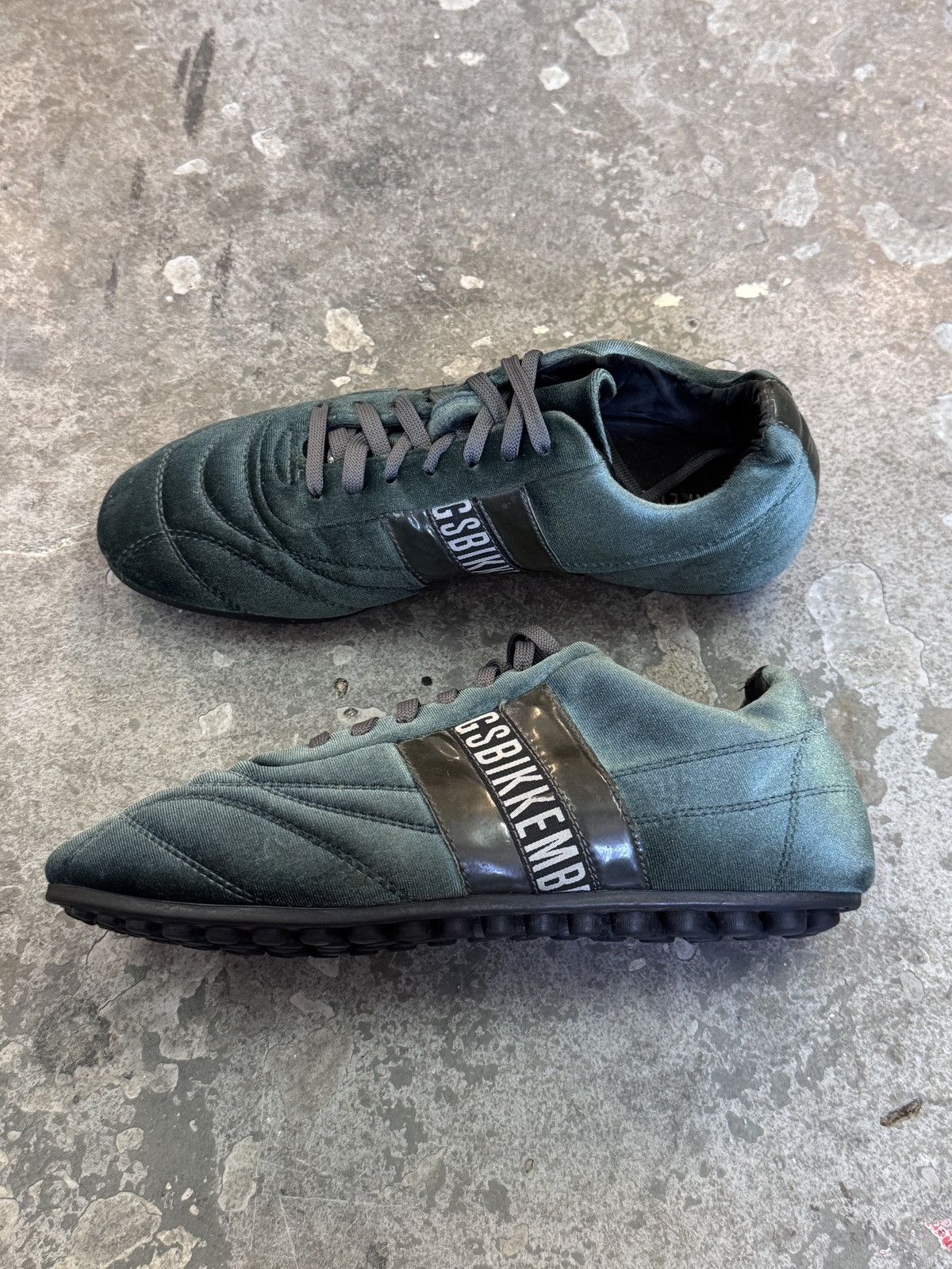 Dirk Bikkembergs Vintage Bikkembergs Soccer Black Leather Low Cut Trainers Size US 7 / EU 40 - 4 Thumbnail
