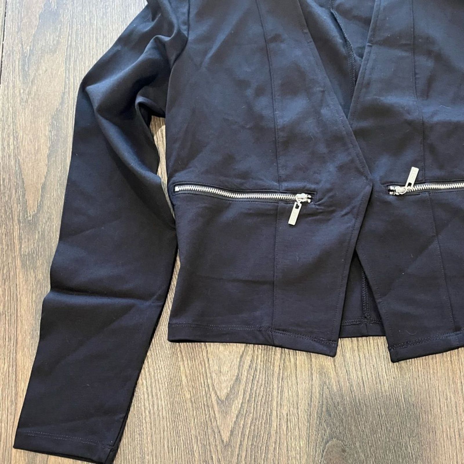 Guess Guess Womens Black Open Front Blazer Cropped Length - Size S Size S / US 4 / IT 40 - 3 Thumbnail