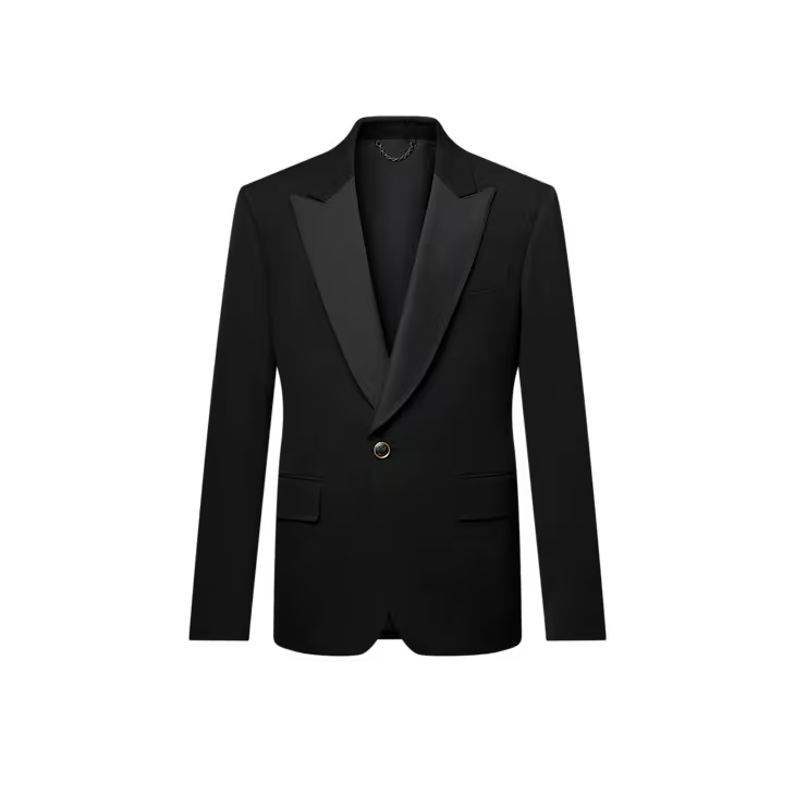 Louis Vuitton Single-Breasted Tuxedo Jacket - 54 XL Size 54L - 1 Thumbnail