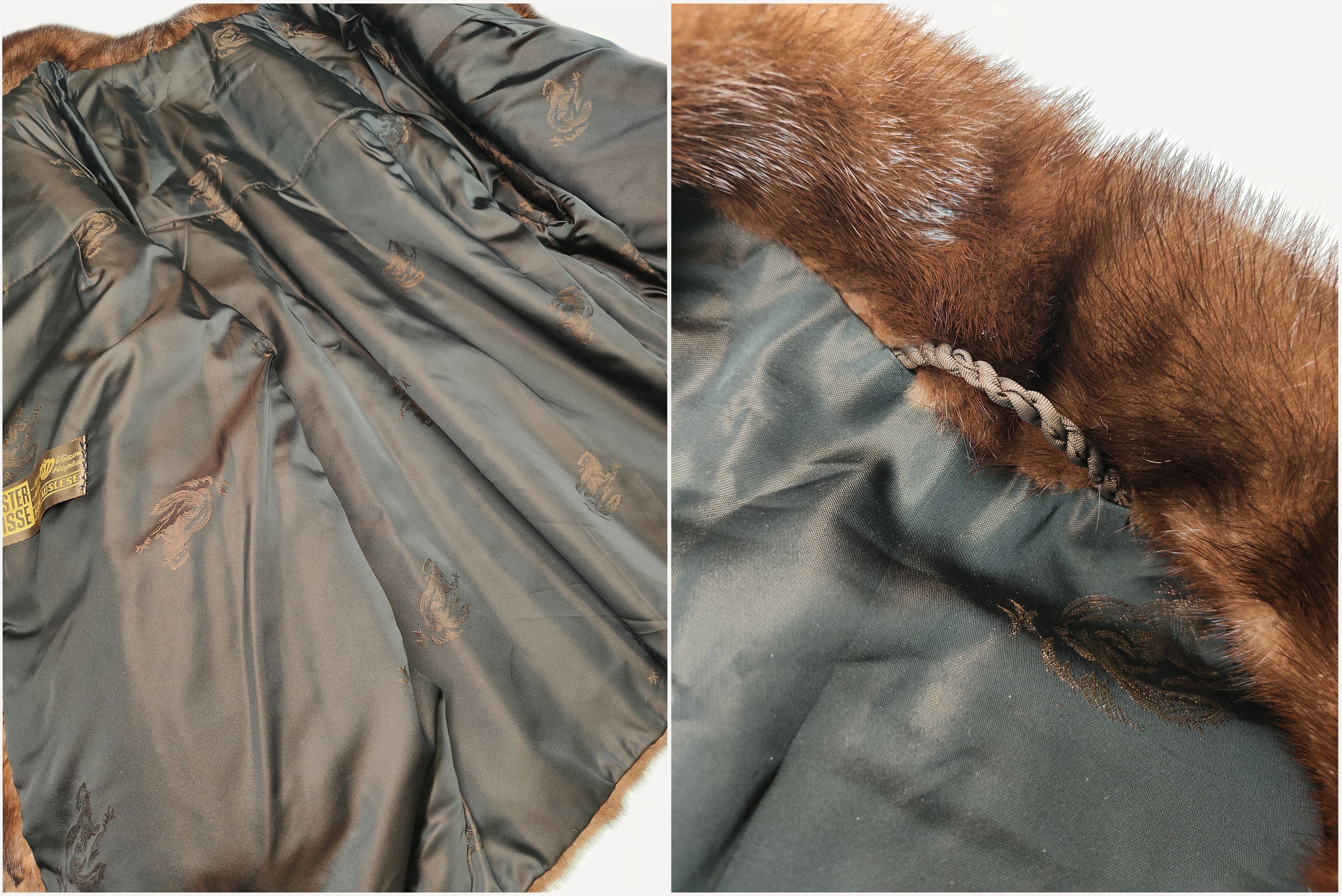 Other MEISTER KLASSE _ FEINE AUSLESE _ LUX _ BROWN _ 100% MINK FUR Size M / US 6-8 / IT 42-44 - 5 Thumbnail