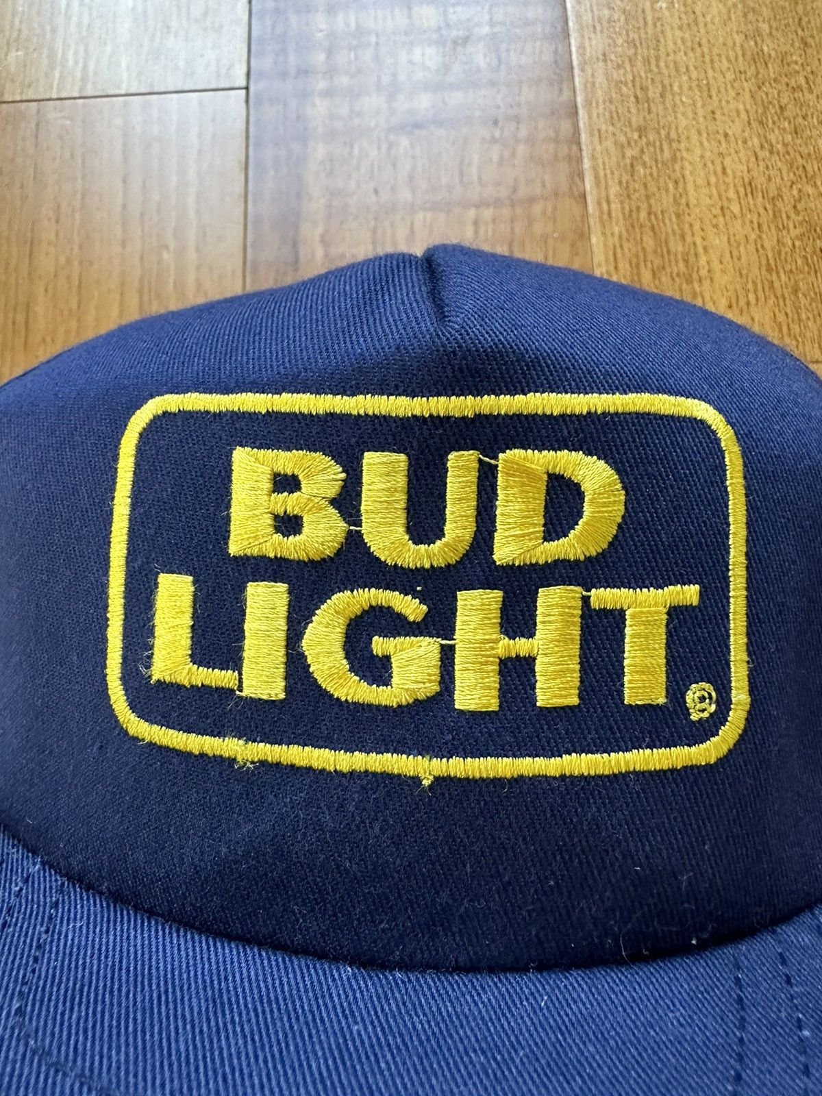 Vintage Vintage 80s Bud Light Scrambled Eggs Trucker Hat OSFA Size ONE SIZE - 4 Thumbnail