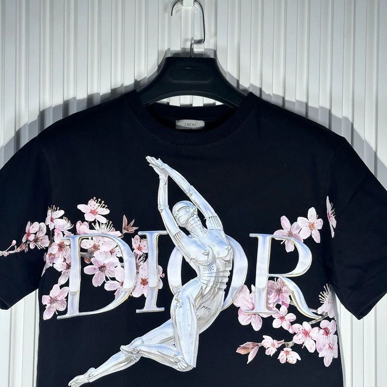 Dior Dior Floral Graphic Short Sleeve T-2505 Size US XS / EU 42 / 0 - 3 Thumbnail