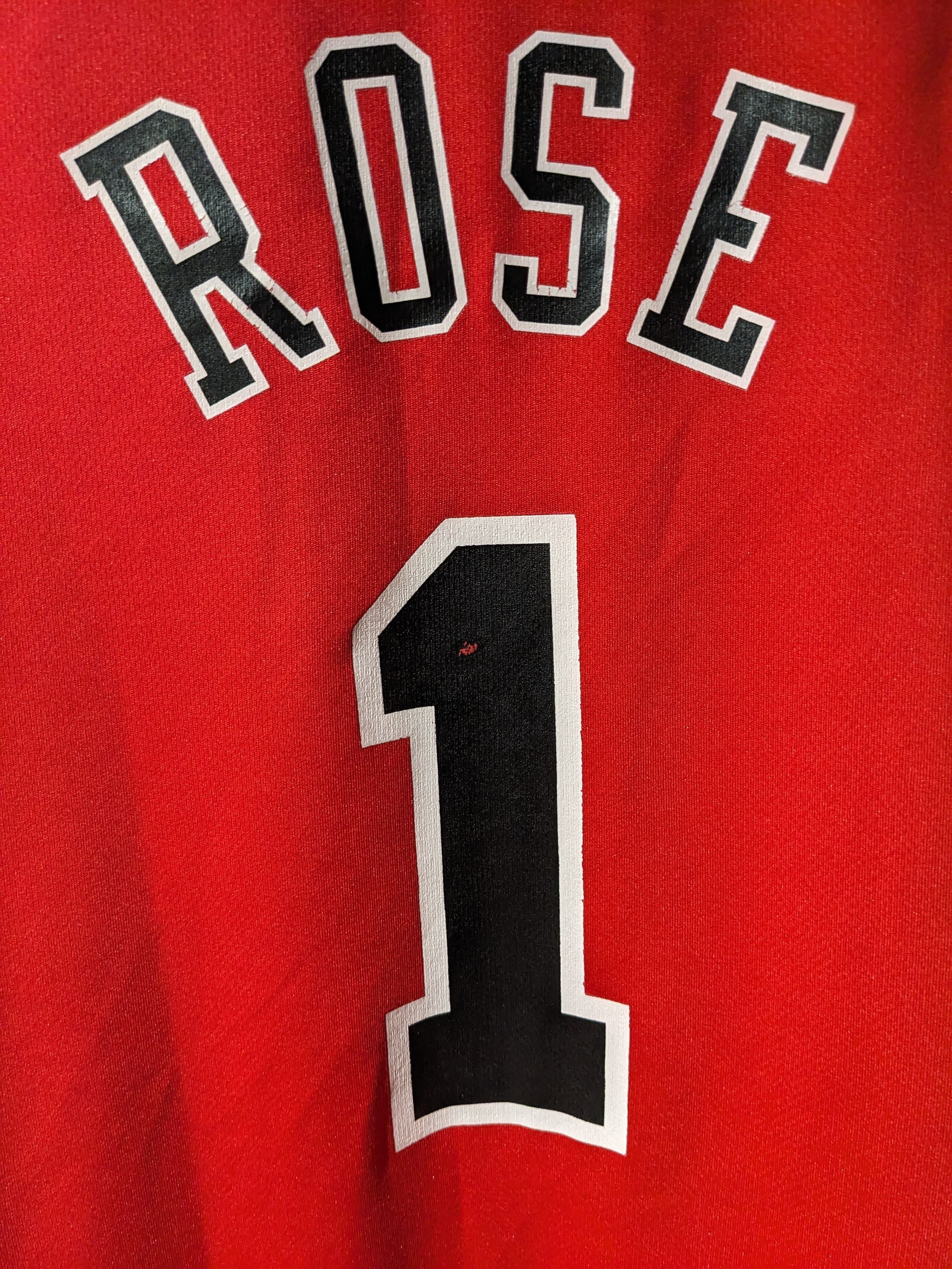 Adidas × NBA × Vintage Chicago Bulls Derrick Rose NBA 4 Her Adidas Red Small Jersey Size S / US 4 / IT 40 - 8 Thumbnail