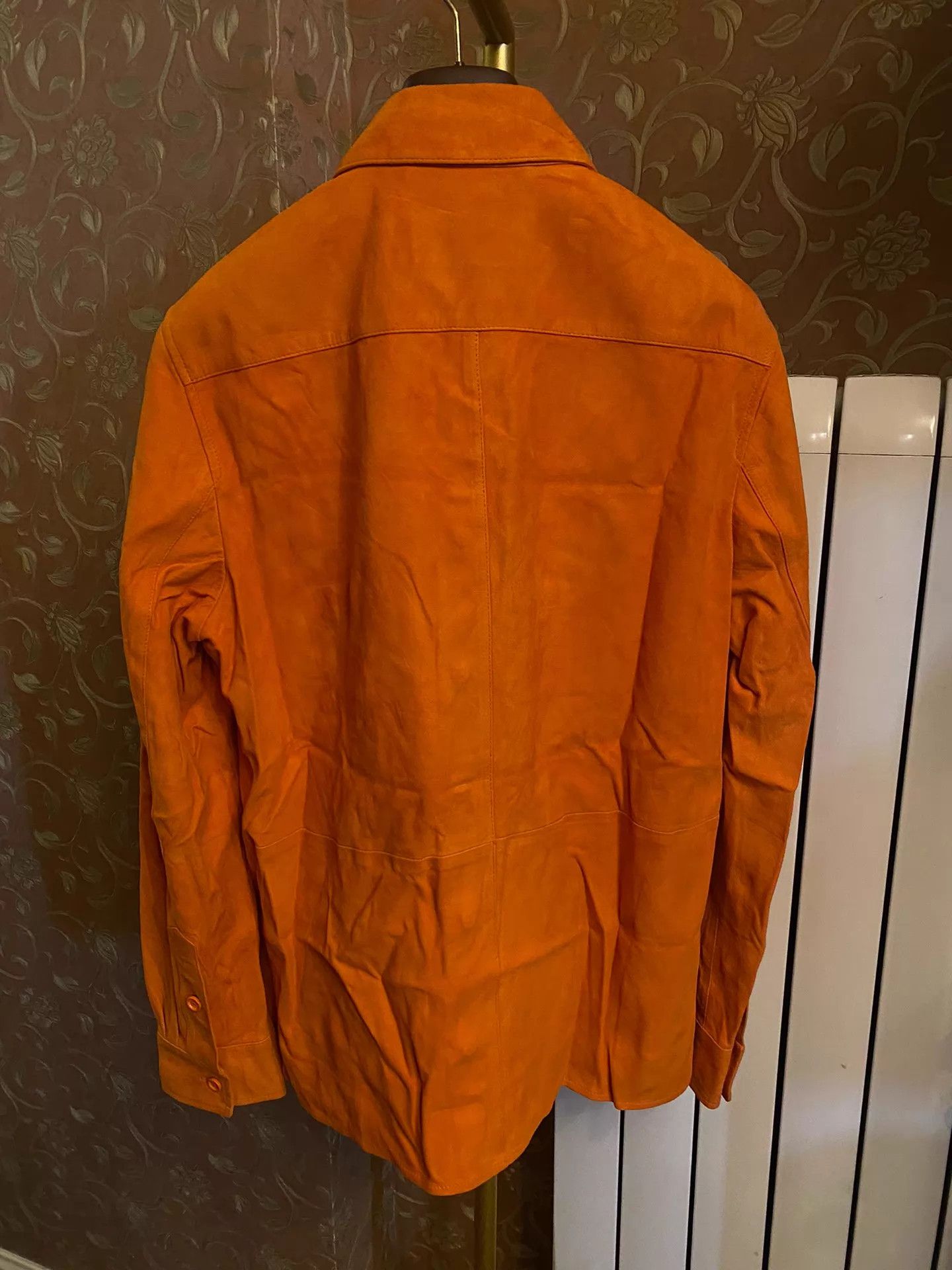Polo Ralph Lauren RRL Purple Label Italian Lambskin Leather Shirt M Size US M / EU 48-50 / 2 - 5 Thumbnail
