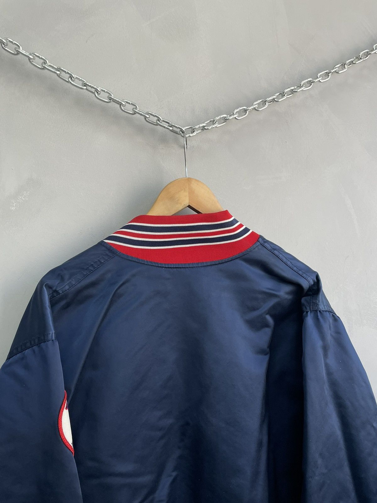 MLB Vintage MLB Red Sox satin bomber jacket starter rare Size US XL / EU 56 / 4 - 10 Thumbnail