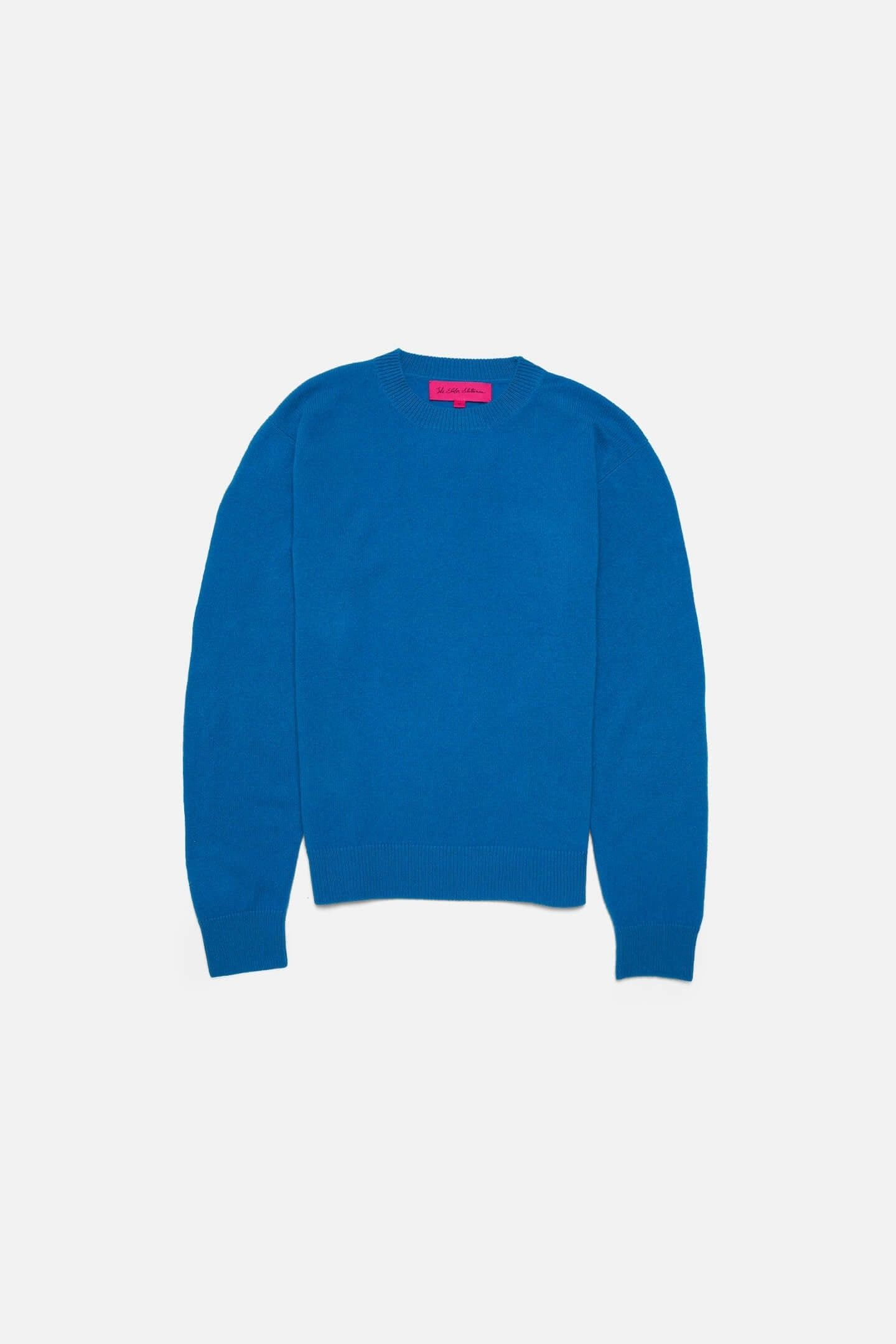 The Elder Statesman $1015 The Elder Statesman Tranquility Crew Cashmere Sweater Size US XXL / EU 58 / 5 - 1 Thumbnail