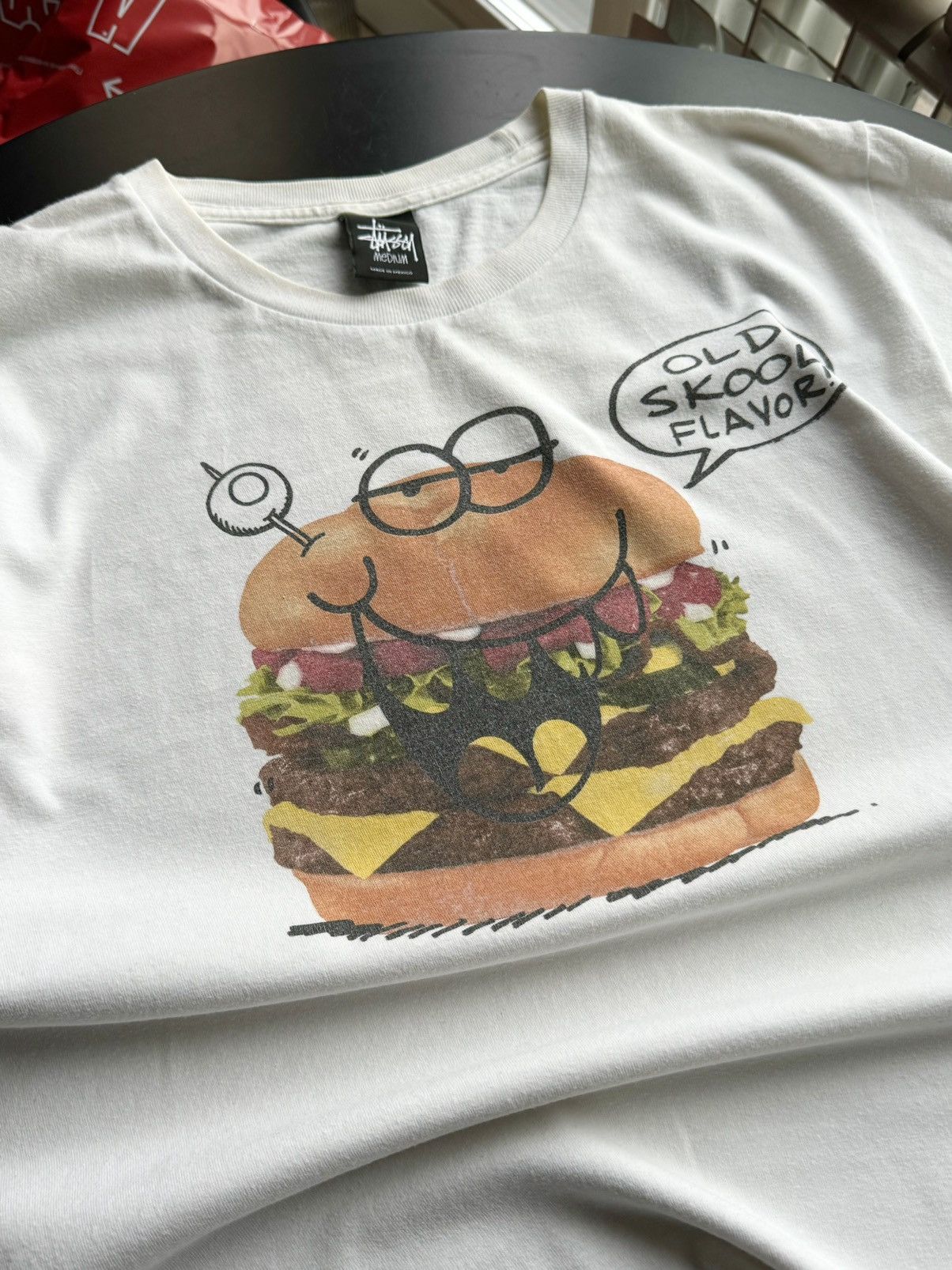 Stussy STUSSY BURGER KEVIN LYONS VINTAGE TEE Size US M / EU 48-50 / 2 - 2 Thumbnail
