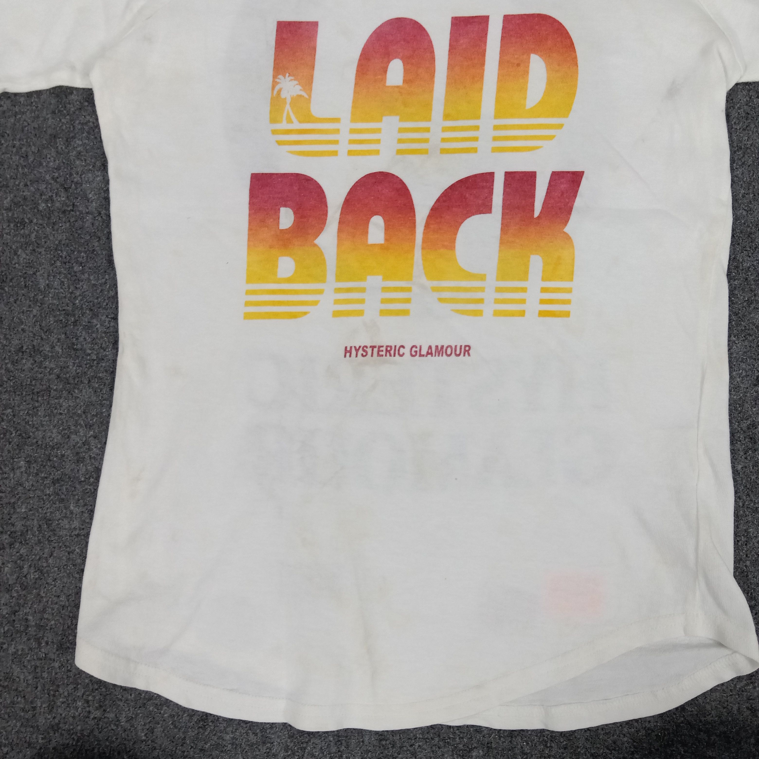 Hysteric Glamour × Japanese Brand × Vintage Laid Back Hysteric Glamour Japanese Brand Tshirt Size XS / US 0-2 / IT 36-38 - 5 Thumbnail