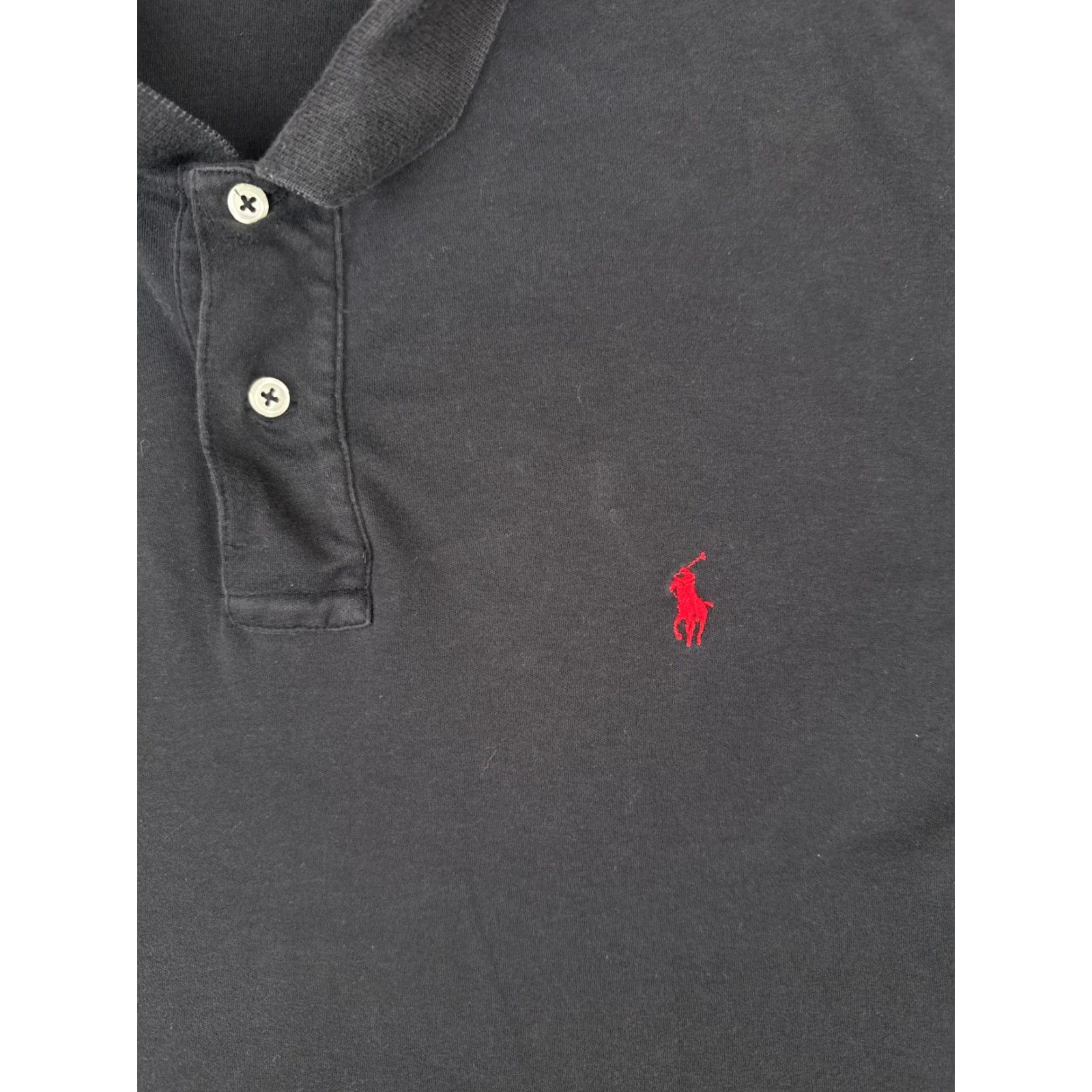 Polo Ralph Lauren VINTAGE Polo Ralph Lauren Polo Shirt Adult 2XL Black 100% Cotton Jersey Polo Shirt Mens 2XL Black Polo Ralph Lauren New title Size US XXL / EU 58 / 5 - 6 Thumbnail
