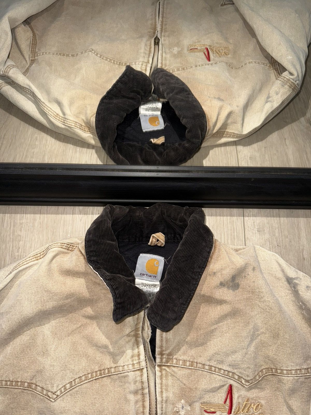 Carhartt Vintage / Y2K 1990s Beige Carhartt Santa Fe Size US XL / EU 56 / 4 - 3 Thumbnail