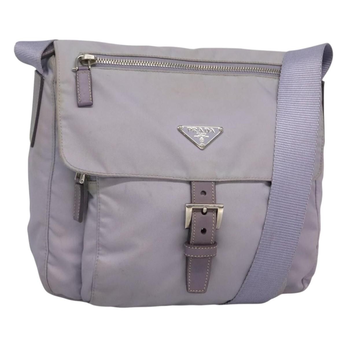 Prada Prada Buckle Messenger Bag Tessuto Size ONE SIZE - 1 Thumbnail