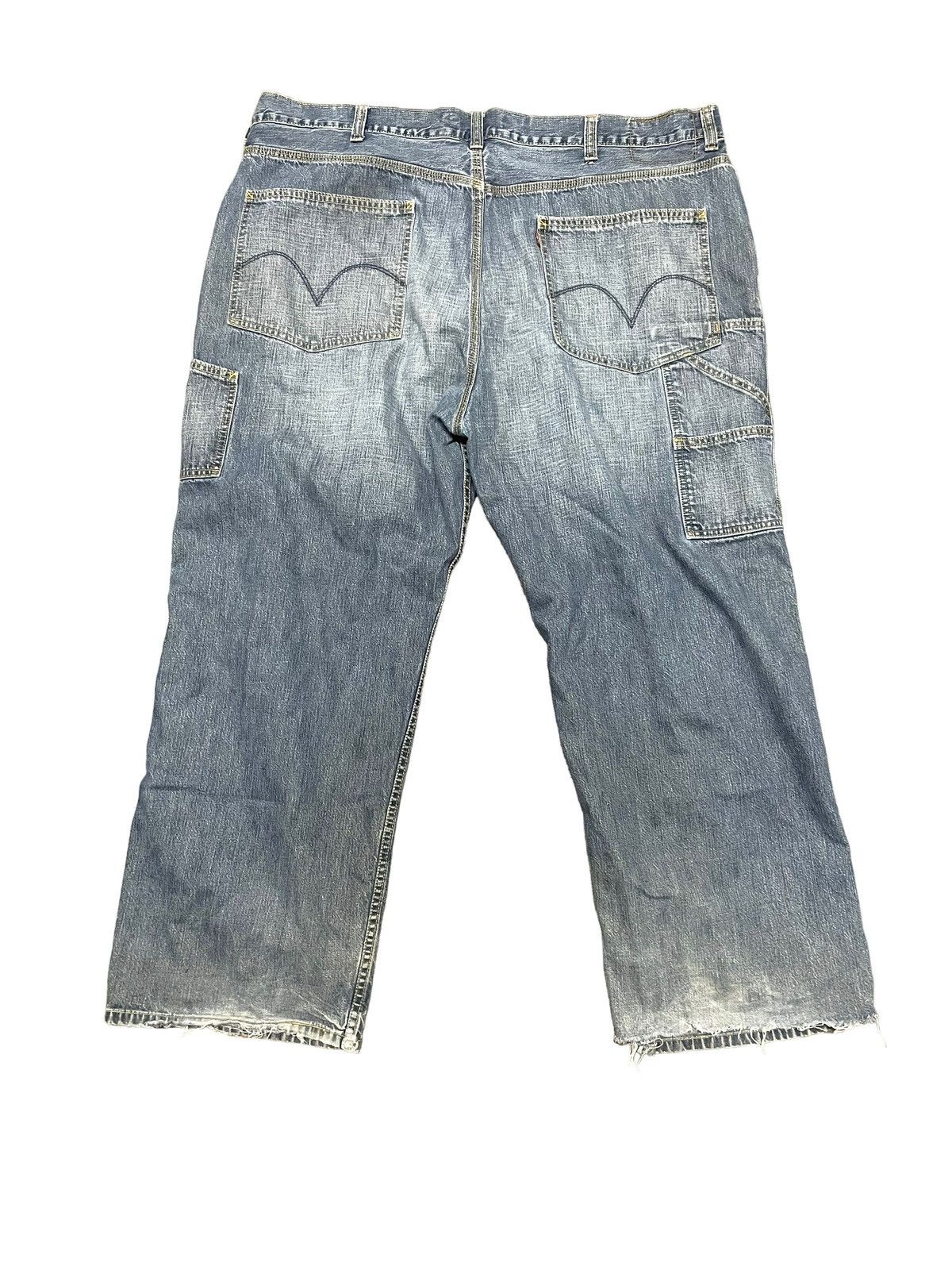Levi's × Vintage Levis Y2K Baggy Carpenter Jeans 40x30 Size US 40 / EU 56 - 3 Thumbnail