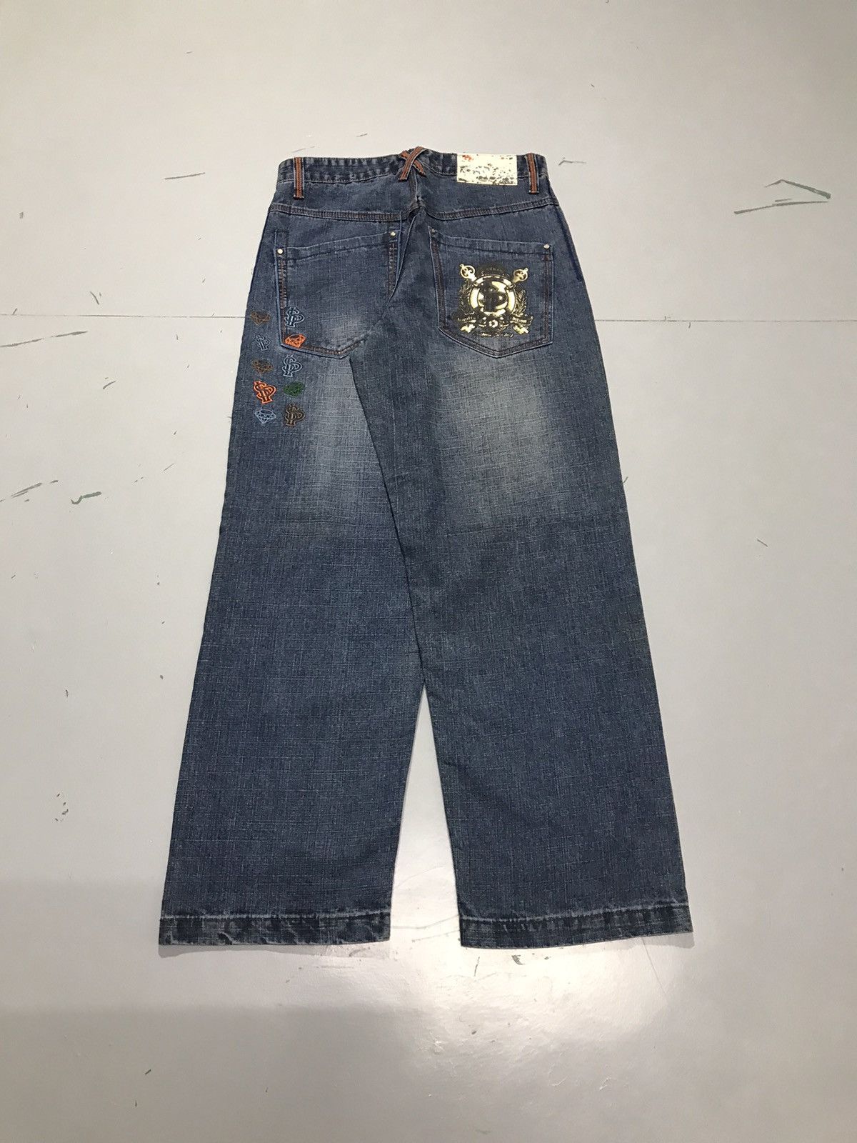 Vintage southpole embroidered denim
