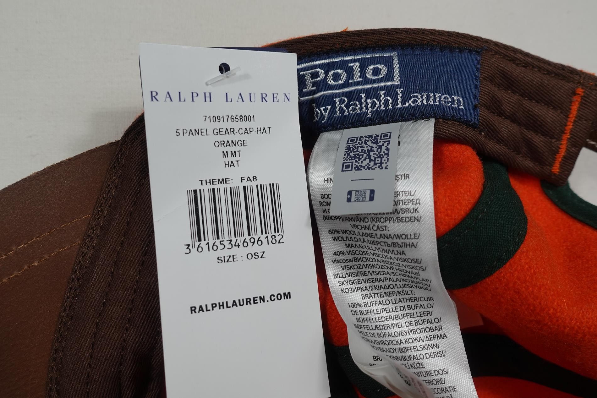 Polo Ralph Lauren Polo Ralph Lauren Cap Hat Leather Long Bill Equestrian NWT Size ONE SIZE - 5 Thumbnail