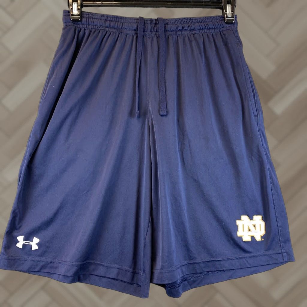Under Armour Under Armour Men's Navy Blue Athletic Loose Fit Shorts Sz M /39-47 Size US 31 - 1 Thumbnail