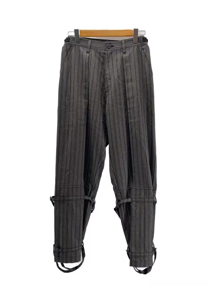 Undercover Bondage Strap Striped Wool Pants Size US 29 - 1 Thumbnail
