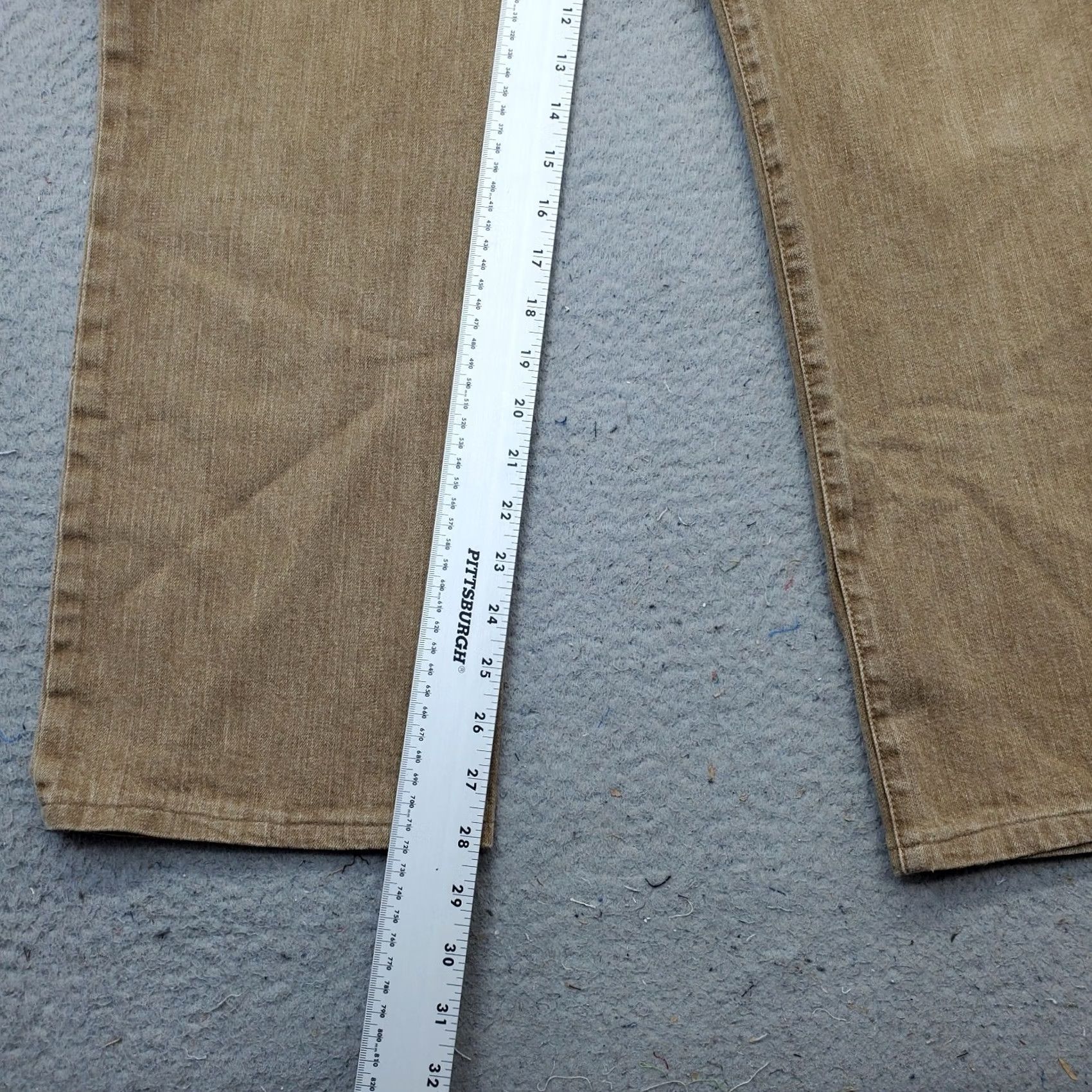 Ralph Lauren Lauren Ralph Lauren Wide Leg Jeans Women 16 Tan Denim 5 Pocket Design Jeans Women 16 Tan Denim 5 Pocket Design Size 38" / US 16 / IT 52 - 4 Thumbnail