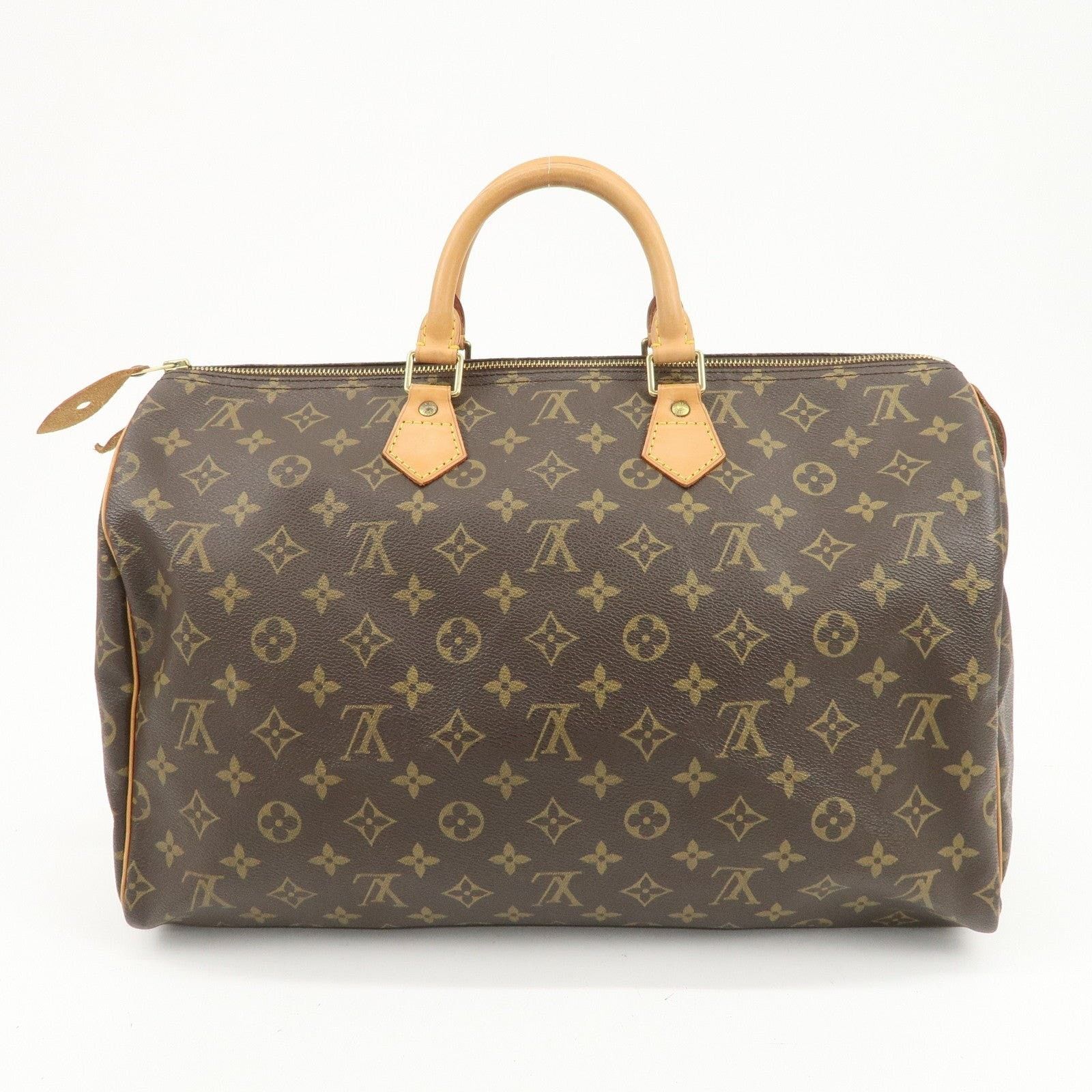 Louis Vuitton Louis Vuitton Monogram Speedy 40 Satchel Brown Size ONE SIZE - 2 Thumbnail