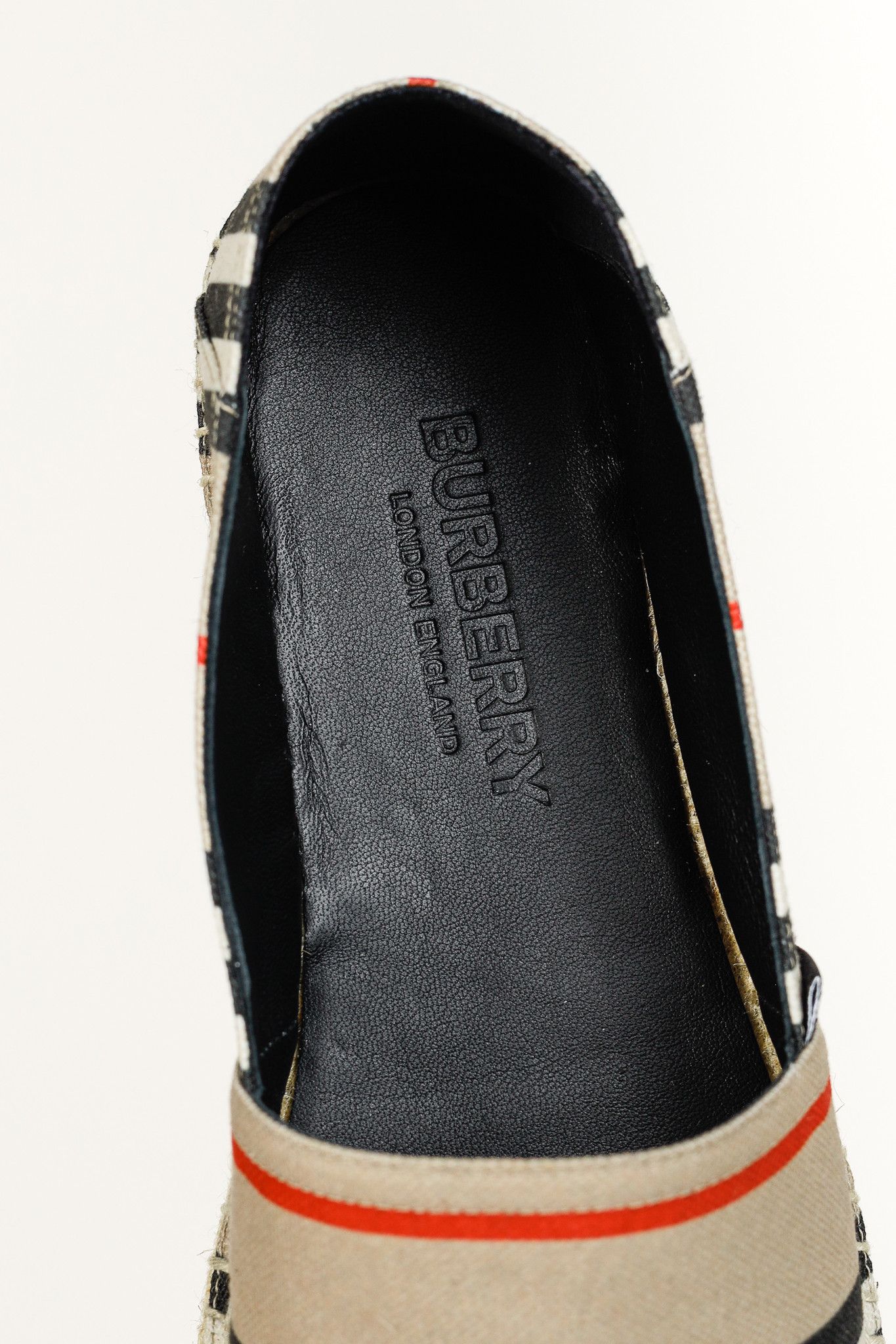 Burberry Burberry Alport Icon Archive Beige Stripe Espadrilles Size US 6.5 / IT 36.5 - 8 Thumbnail