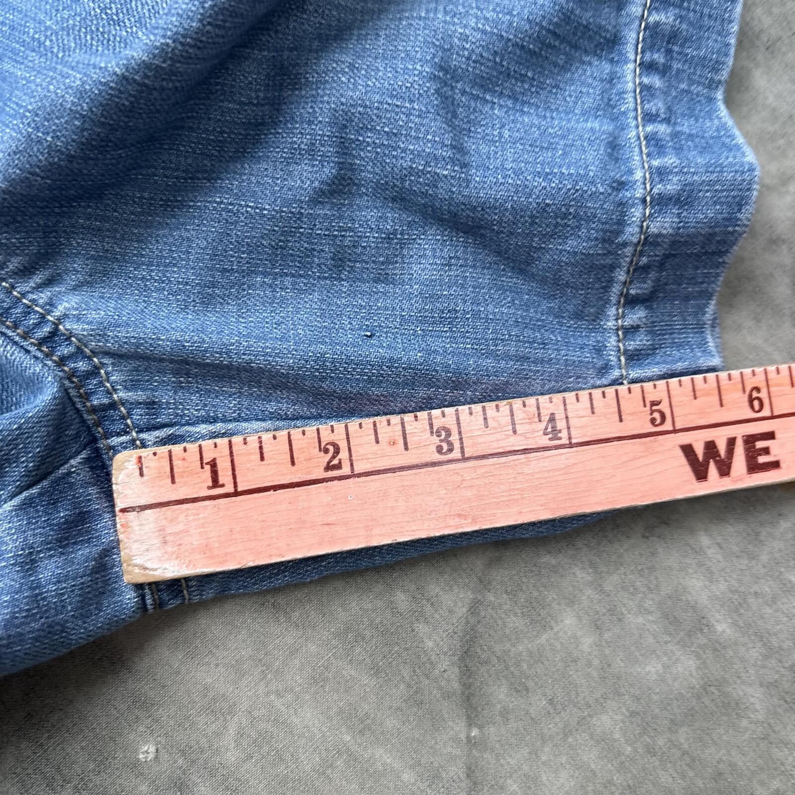 Vintage Vintage Y2K Indie Skater Grunge Blue Denim Shorts Jorts Size 30" / US 8 / IT 44 - 6 Thumbnail