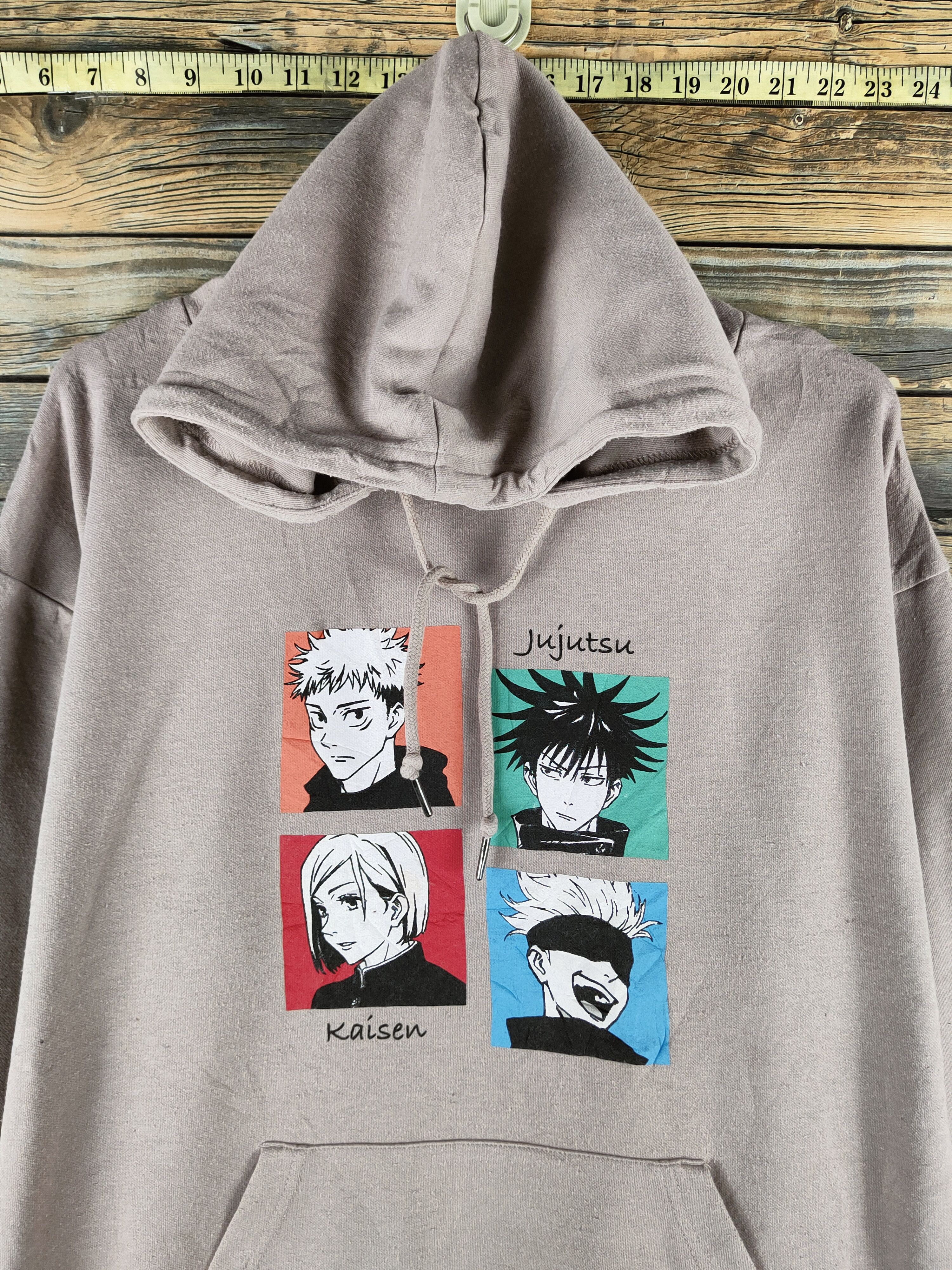 Japanese Brand 💥 JAPAN BAND💥 Beige Hoodie Sweatshirts Size US L / EU 52-54 / 3 - 2 Thumbnail