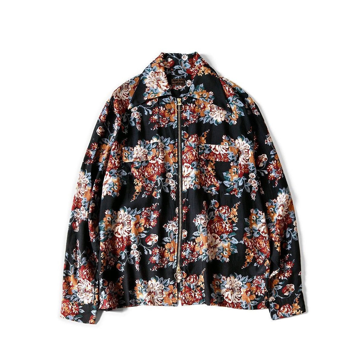 Kapital Kapital Silk Rayon Champagne Maria Pattern Drizzle shirt Size US XL / EU 56 / 4 - 2 Thumbnail
