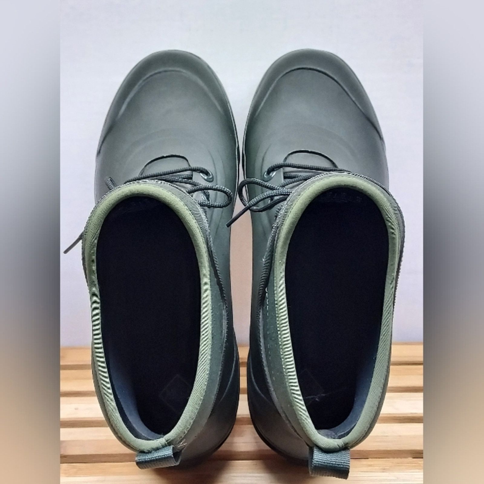 Other Muck Boots Mens Green Original Lace Waterproof Boots Size 15 Size US 15 / EU 48 - 9 Thumbnail