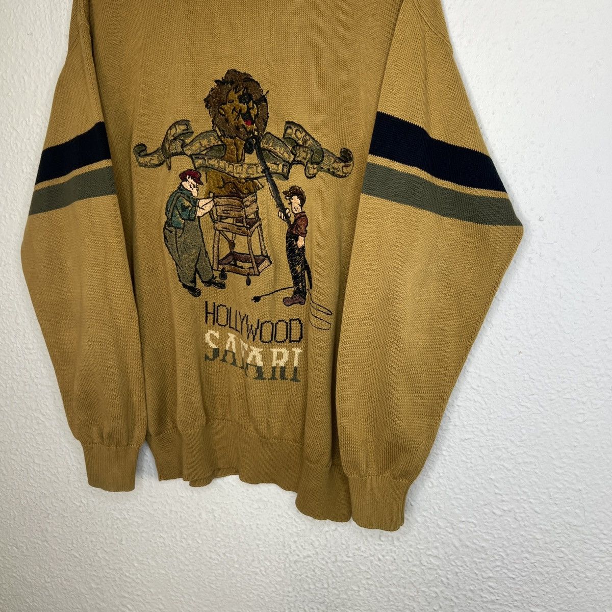 Iceberg Vintage Iceberg Hollywood Safari Jumper Sweater Knitwear Size US L / EU 52-54 / 3 - 4 Thumbnail