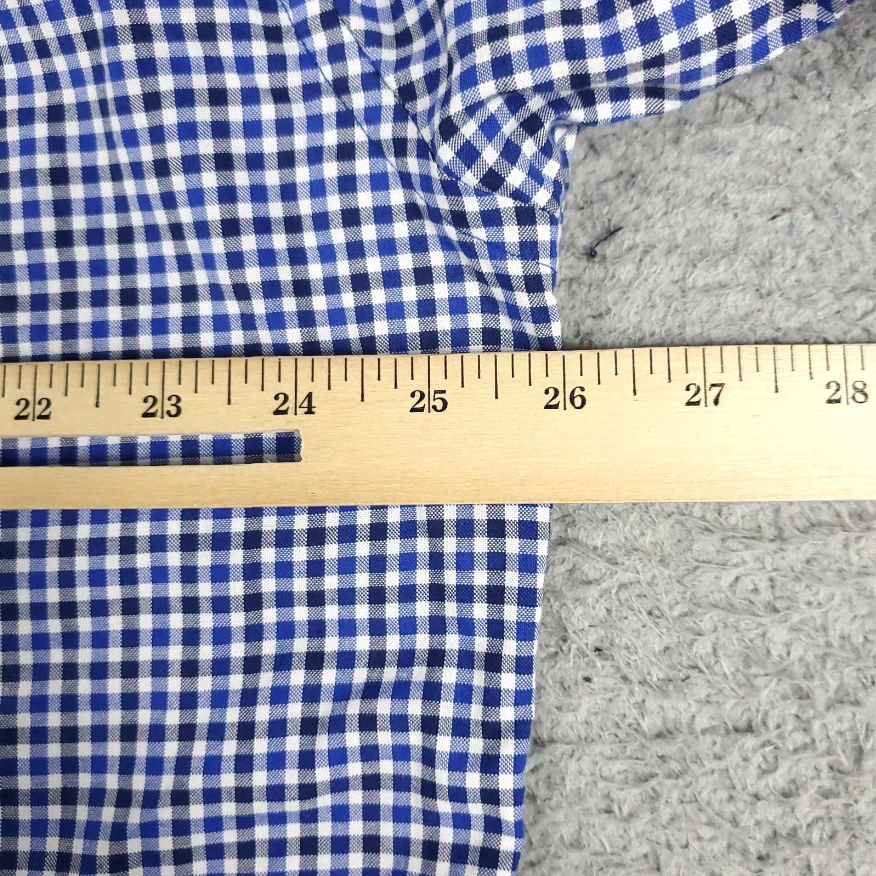 Tommy Hilfiger Tommy Hilfiger Shirt Mens XL Blue Check Casual Button Up Long Sleeve Size US XL / EU 56 / 4 - 5 Thumbnail