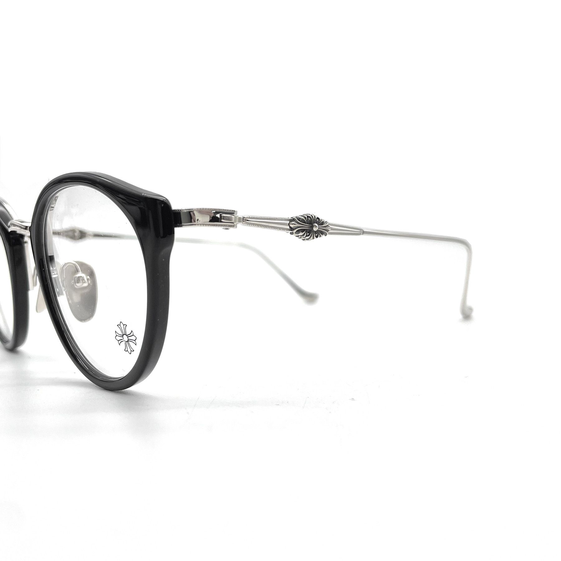 Chrome Hearts Chrome Hearts DIG BIG BK/SS Glasses Frame Size ONE SIZE - 2 Thumbnail