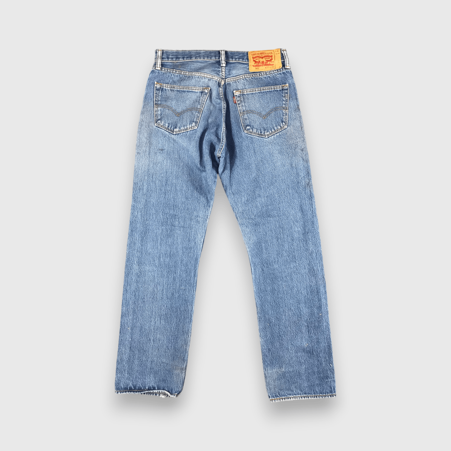 Levi's Vintage Blue Wash Levis 501 Jeans-J1544 Size US 31 - 2 Thumbnail