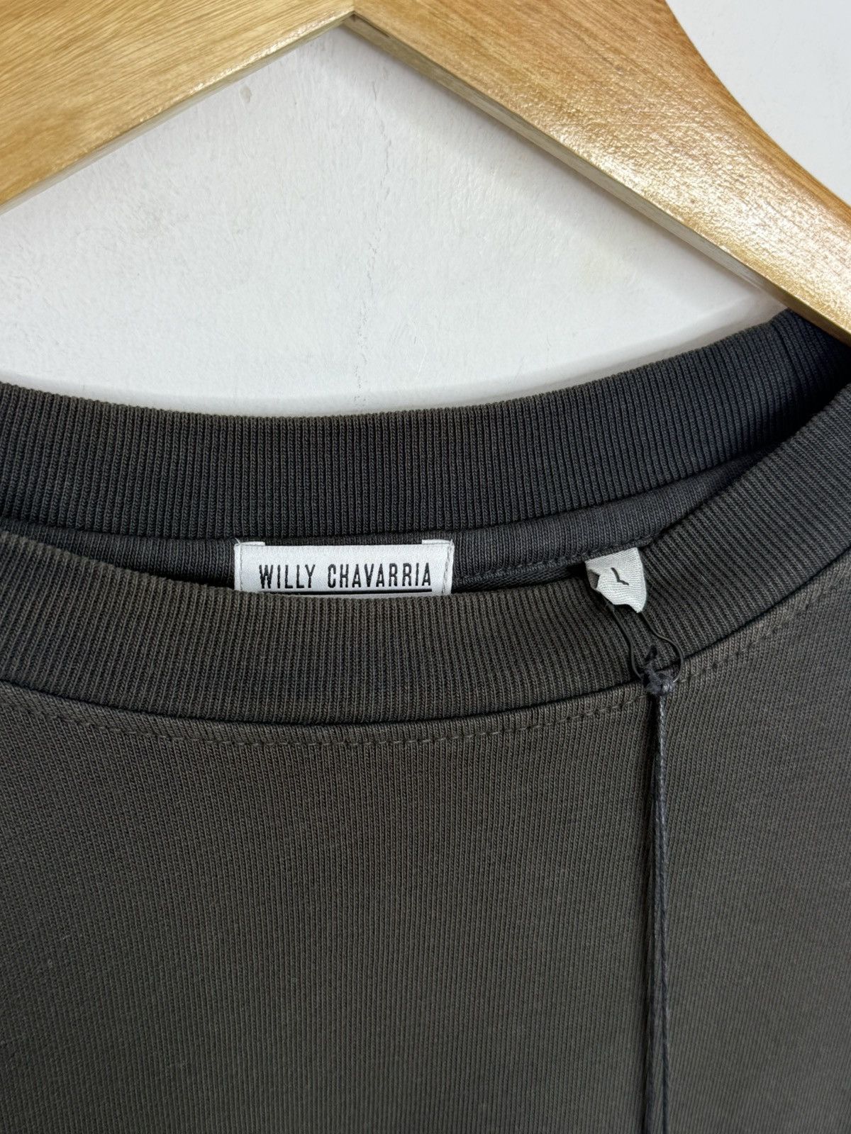 Willy Chavarria WILLY CHAVARRIA BUFFALO LS BLACK CLAY TEE Size US L / EU 52-54 / 3 - 7 Thumbnail