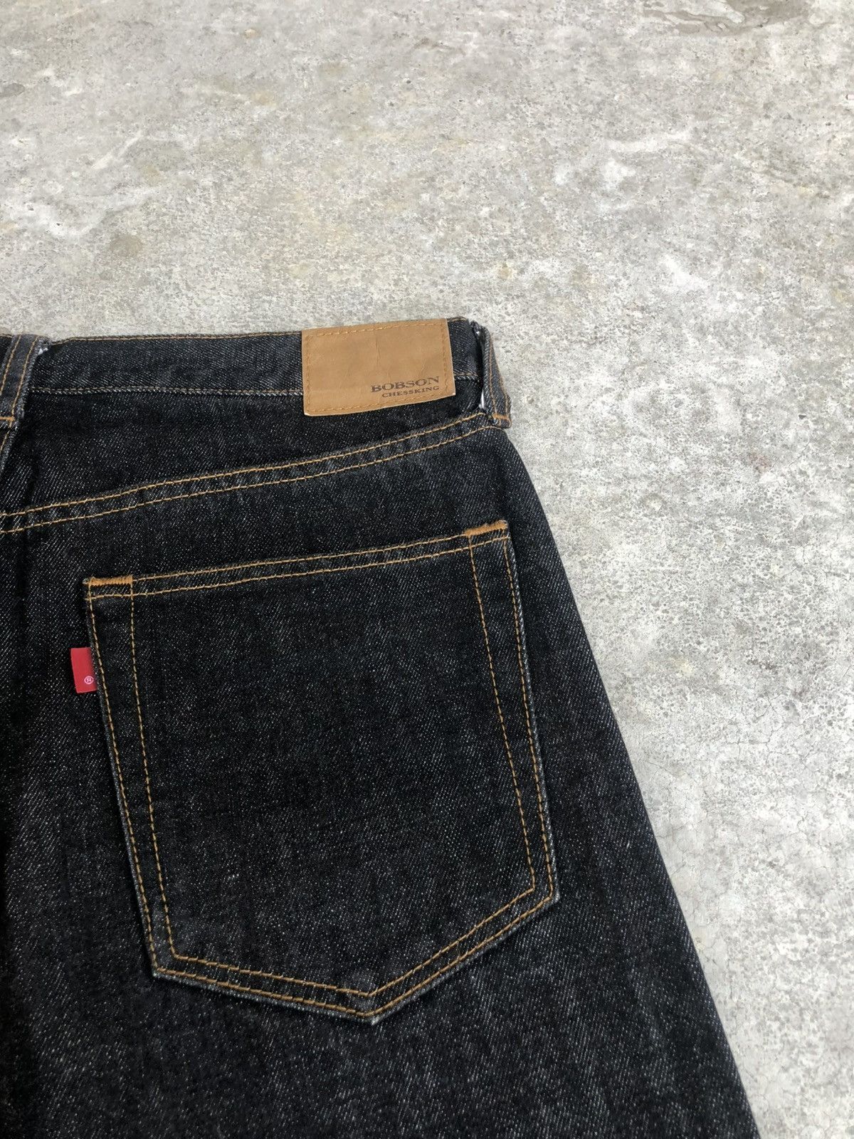 Japanese Brand Bobson Chesking Straight Cut Size US 33 - 16 Thumbnail