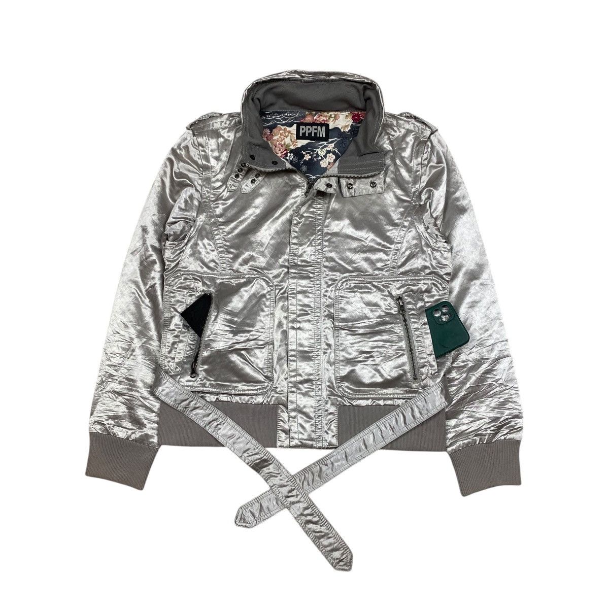 PPFM PPFM Detachable Bondage Cargo Jacket Silver Size US L / EU 52-54 / 3 - 3 Thumbnail