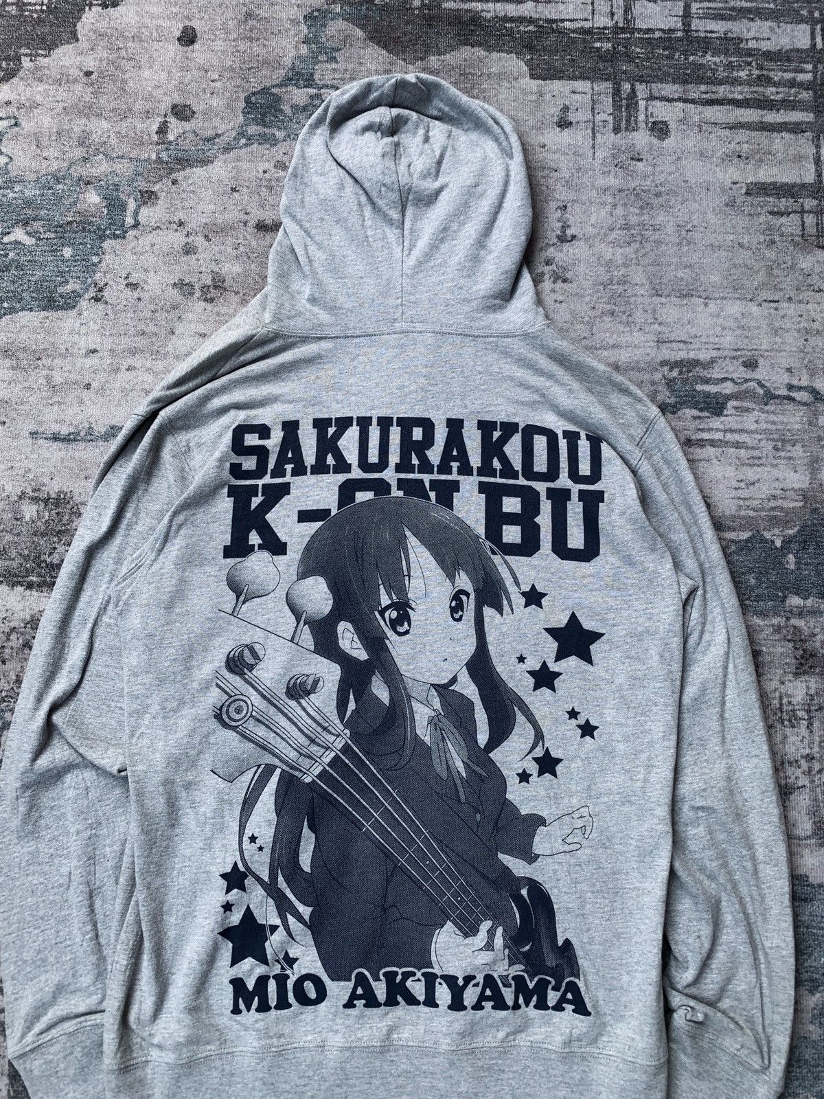 Anime Vintage 90s Mio Akiyama Hoodie Sweater Zipper Sweatshirt Size US M / EU 48-50 / 2 - 2 Thumbnail